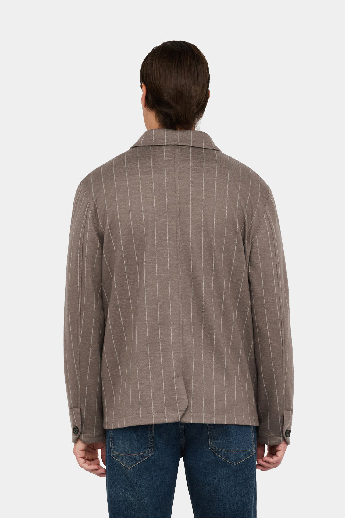 Brown wool shirt