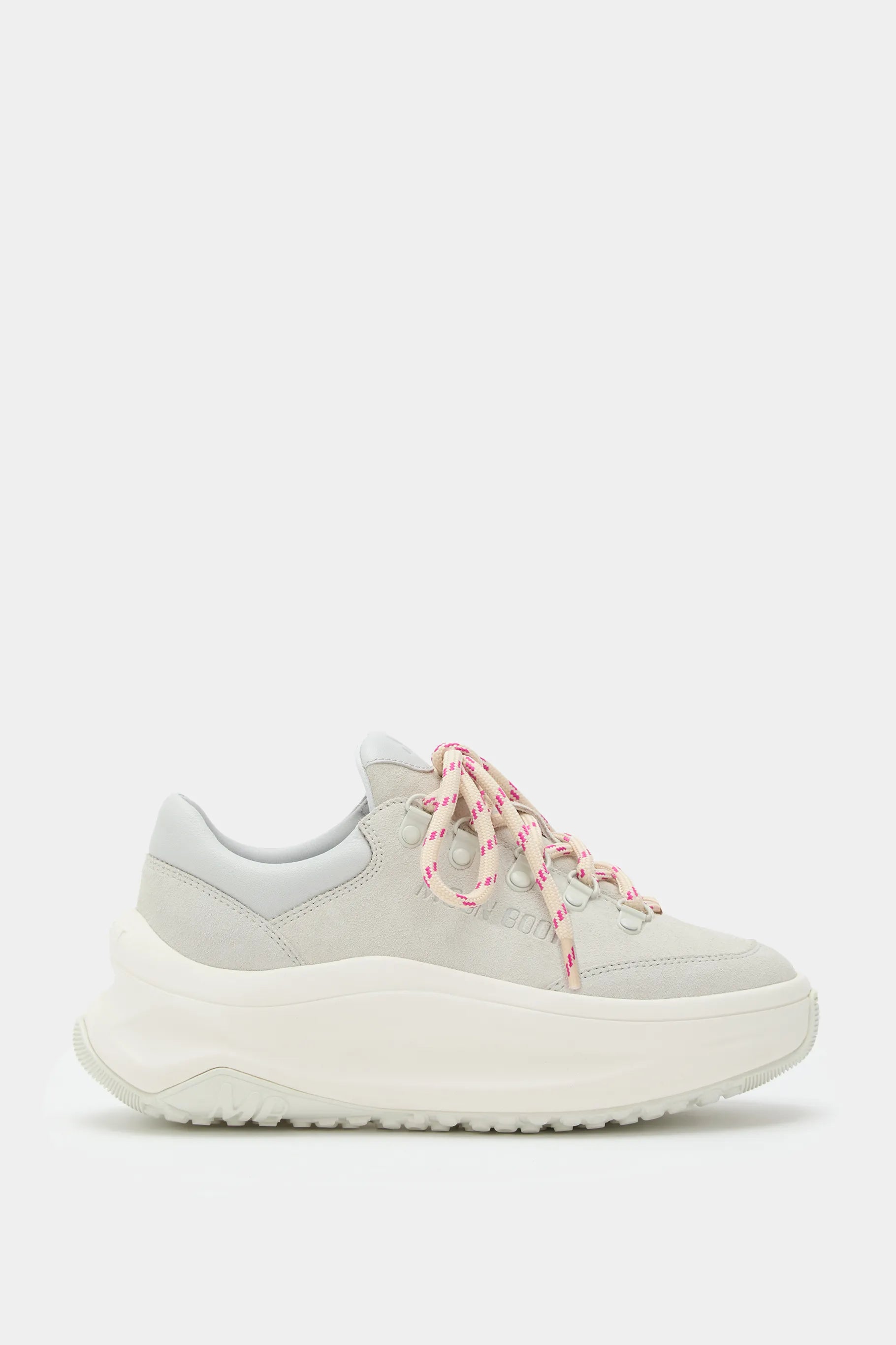 Białe sneakersy zimowe MB MOON247 CITY