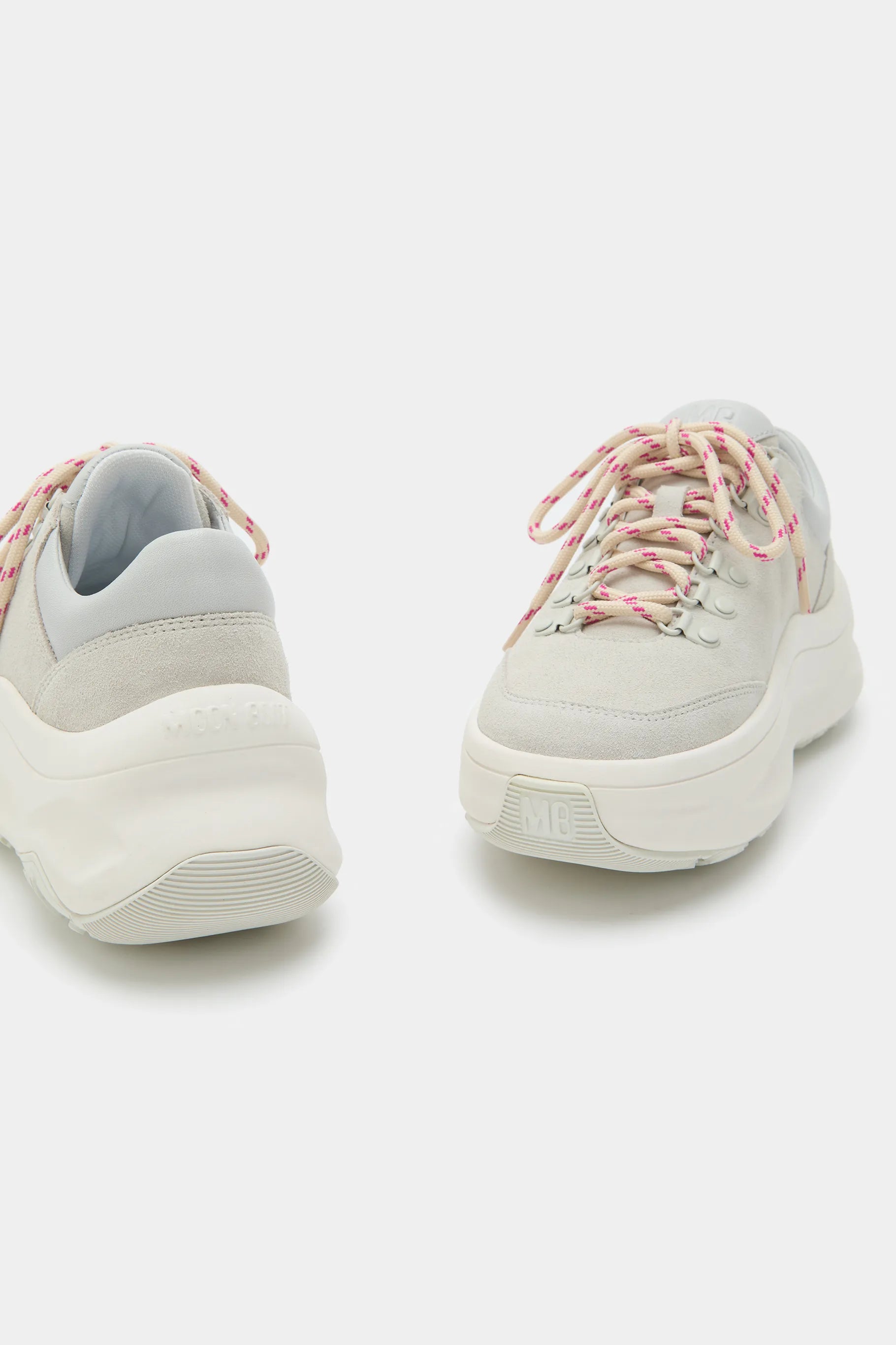 Białe sneakersy zimowe MB MOON247 CITY