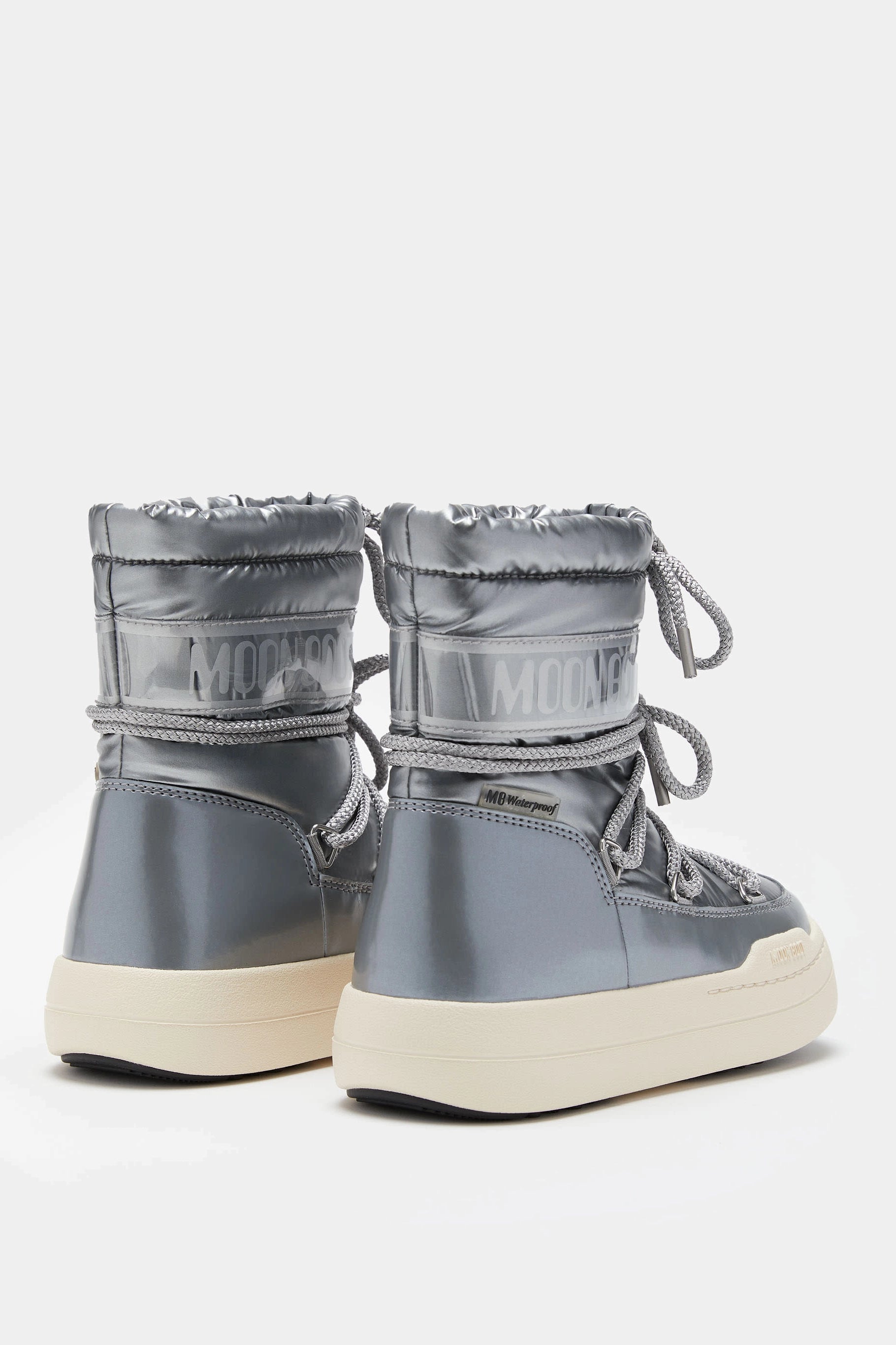 Srebrne dziecięce buty zimowe MB JR PARK BOOT