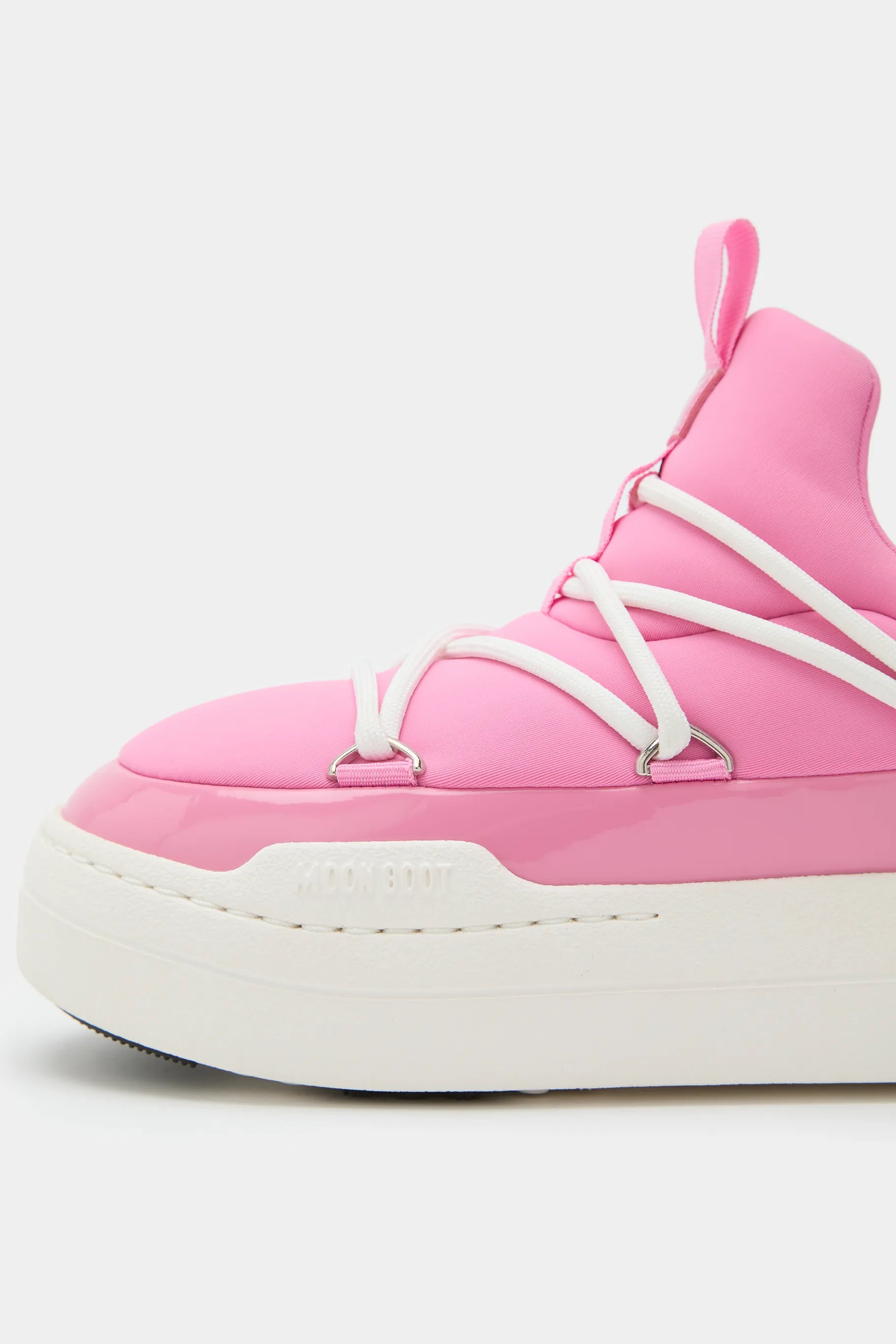 Różowe dziecięce buty zimowe MB JR PARK LOW LACE