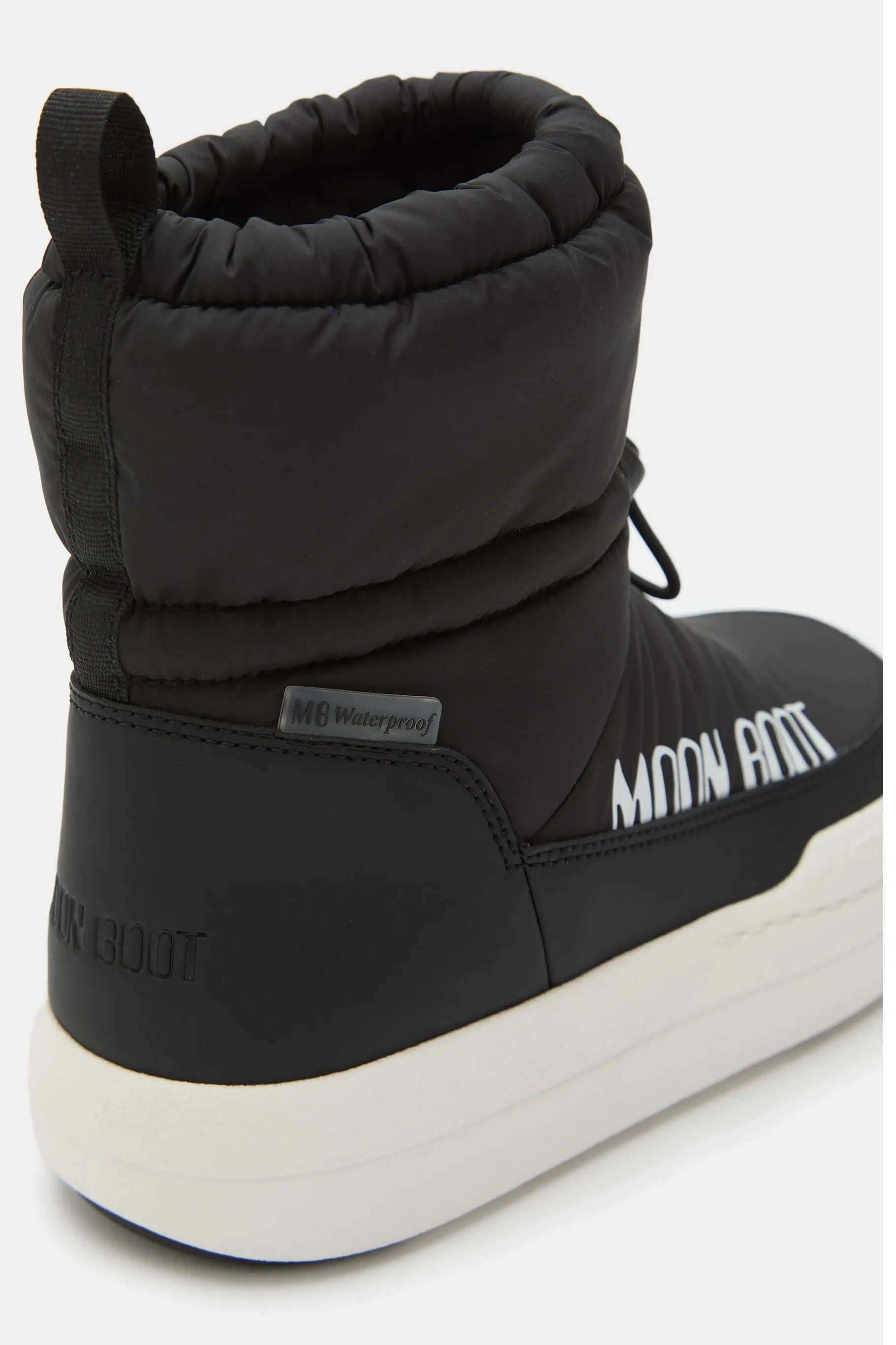 Czarne dziecięce buty zimowe MB JR PARK TUBE MID WP