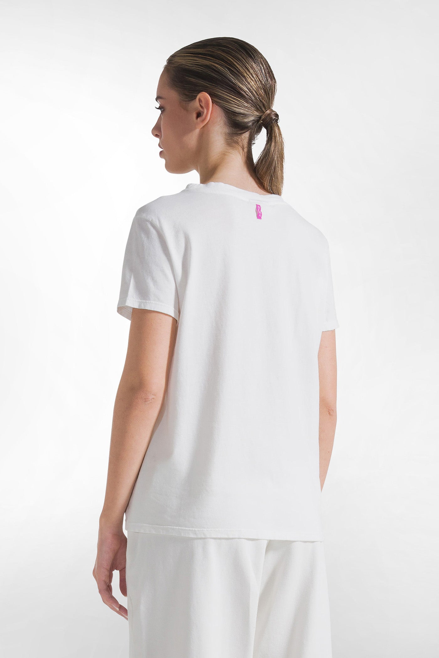 Biały t-shirt damski