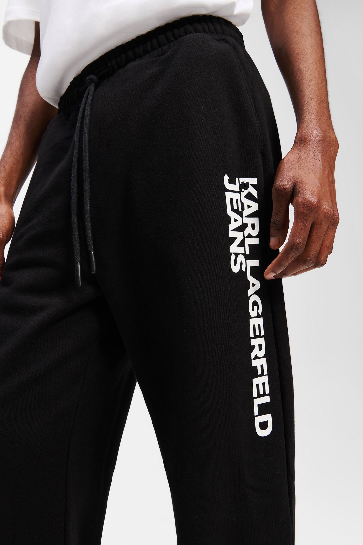 Men's Klj Text Logo Slim Sweatpant