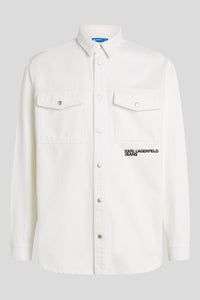 Koszula męska Klj Karl Denim Overshirt