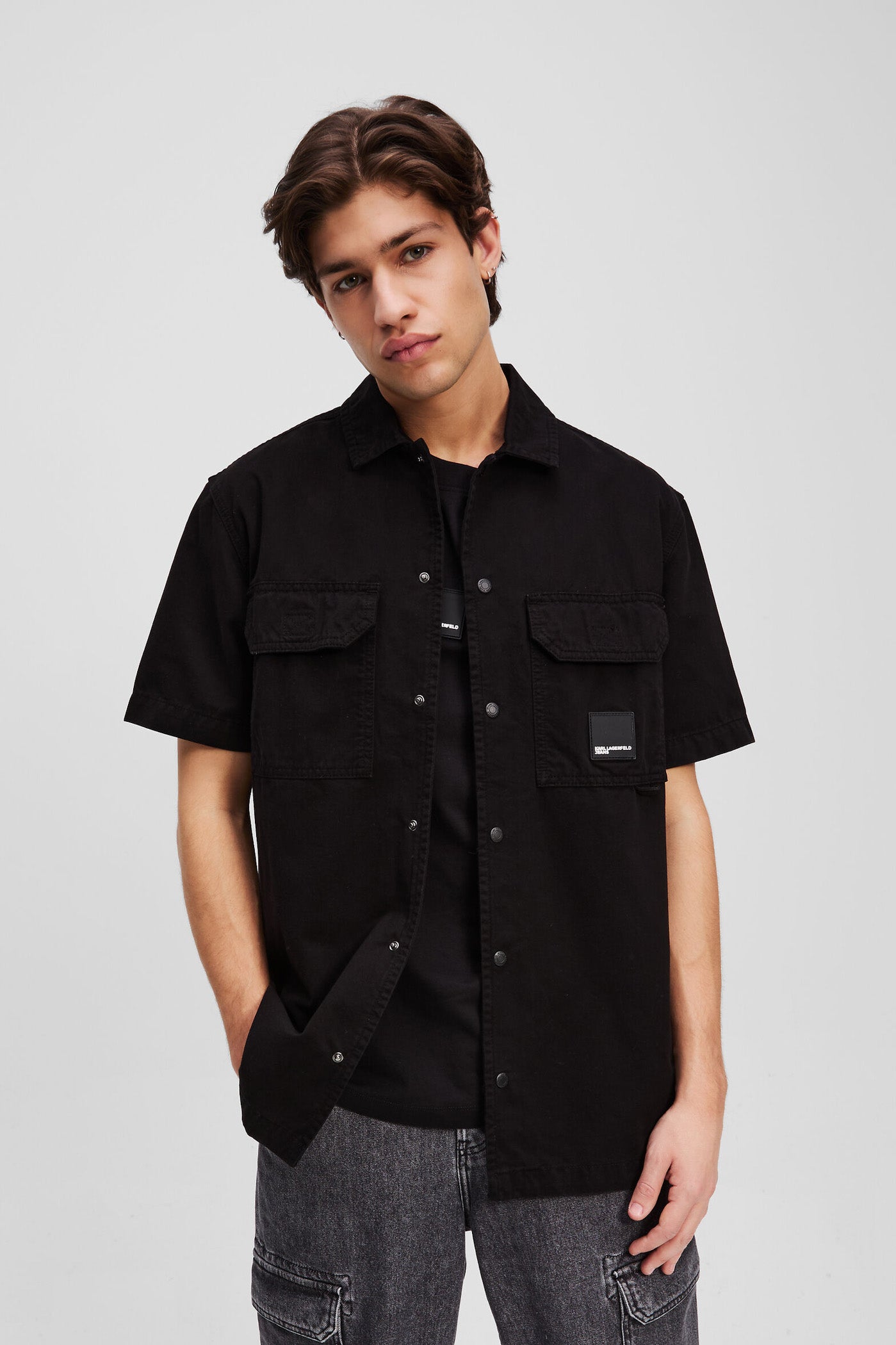 Koszula męska Klj Ss Pocket Shirt