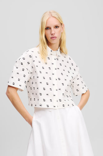 Koszula damska Ikon Aop Cropped Shirt