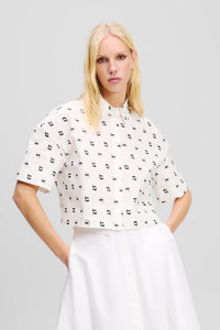 Koszula damska Ikon Aop Cropped Shirt