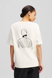 T-shirt damski Klxjp Oversized Karl T-Shirt