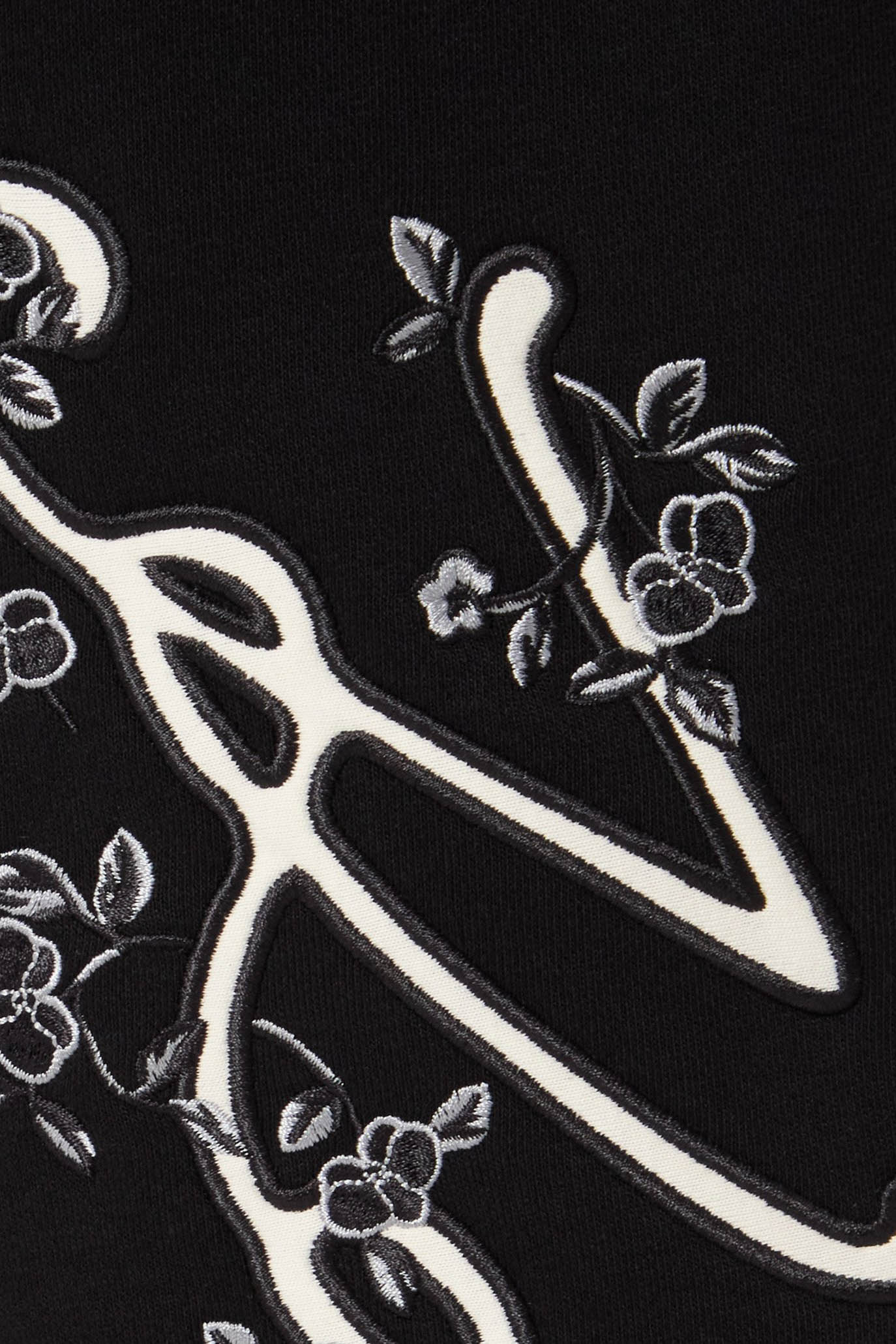 Czarne spodnie dresowe Orchid Logo