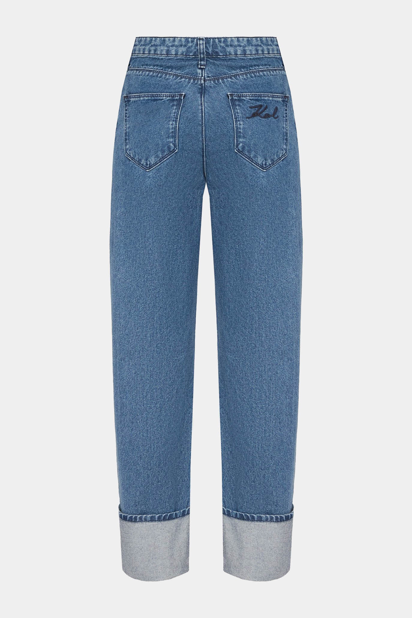 Jeansy damskie Cuffed Straight