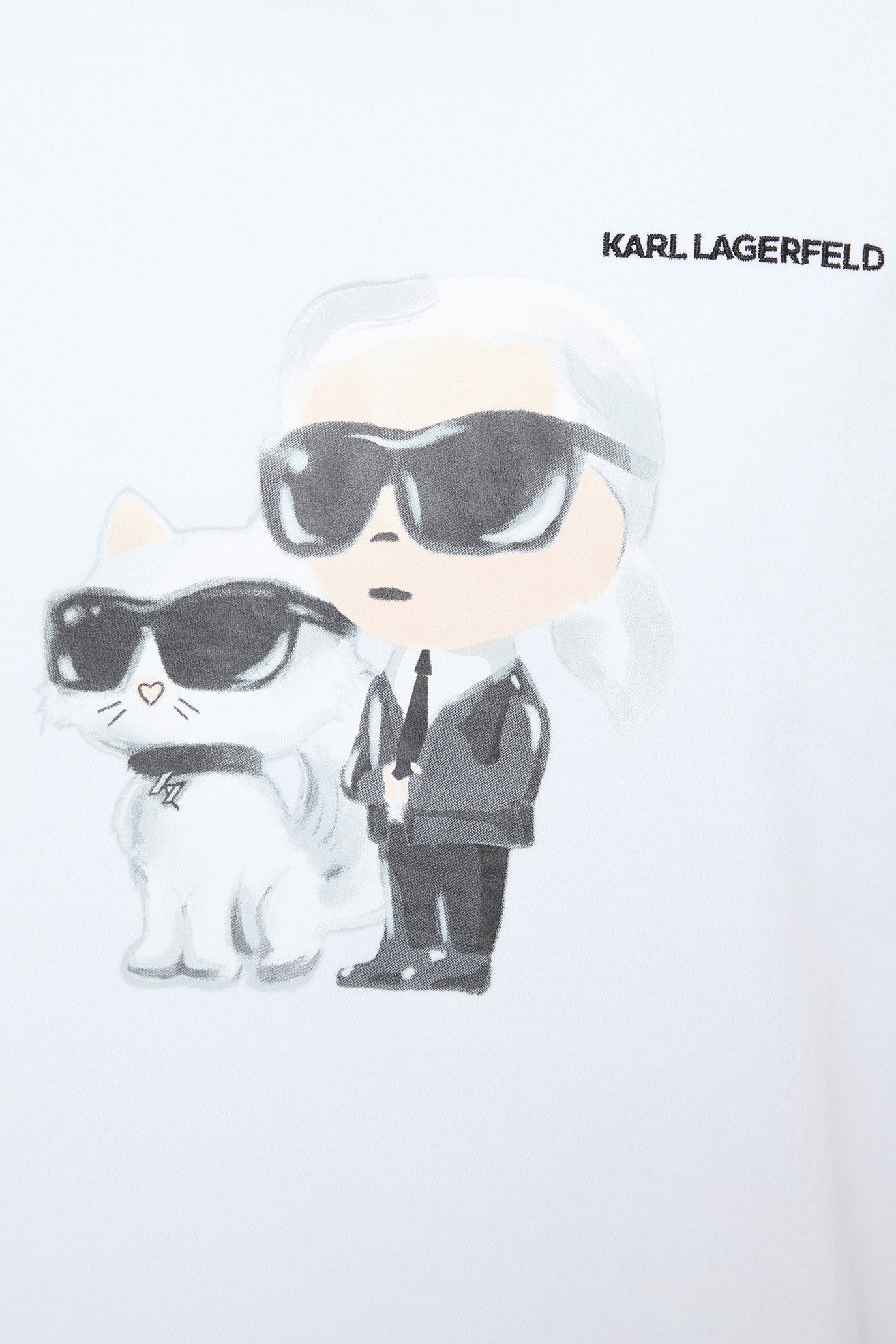 Biały t-shirt damski Ikon Karl & Choupetteikon
