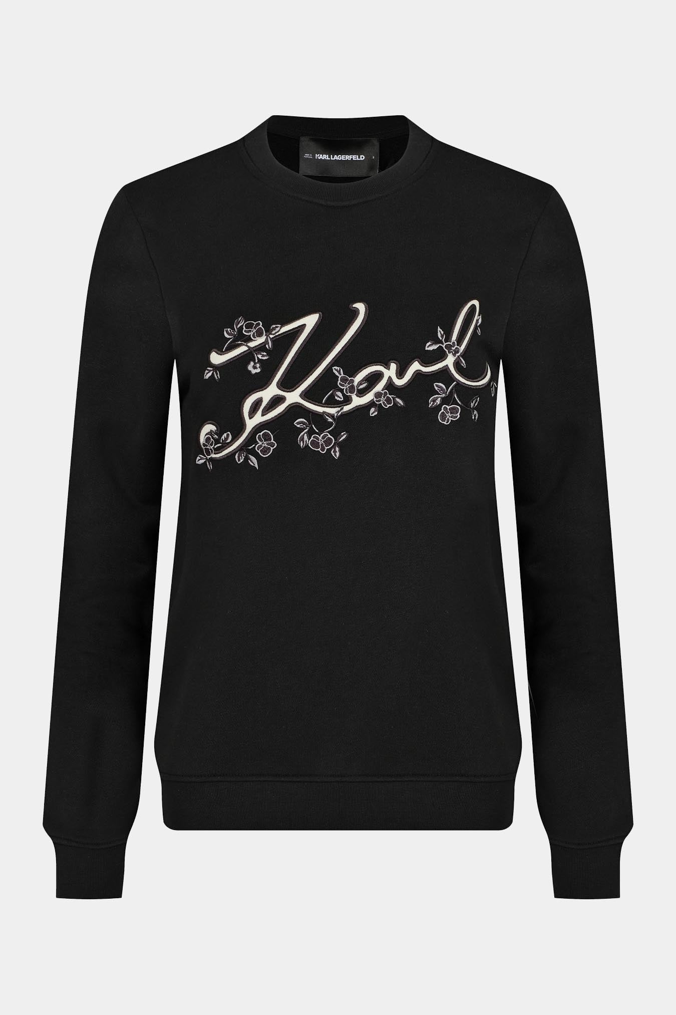 Czarna bluza Orchid logo
