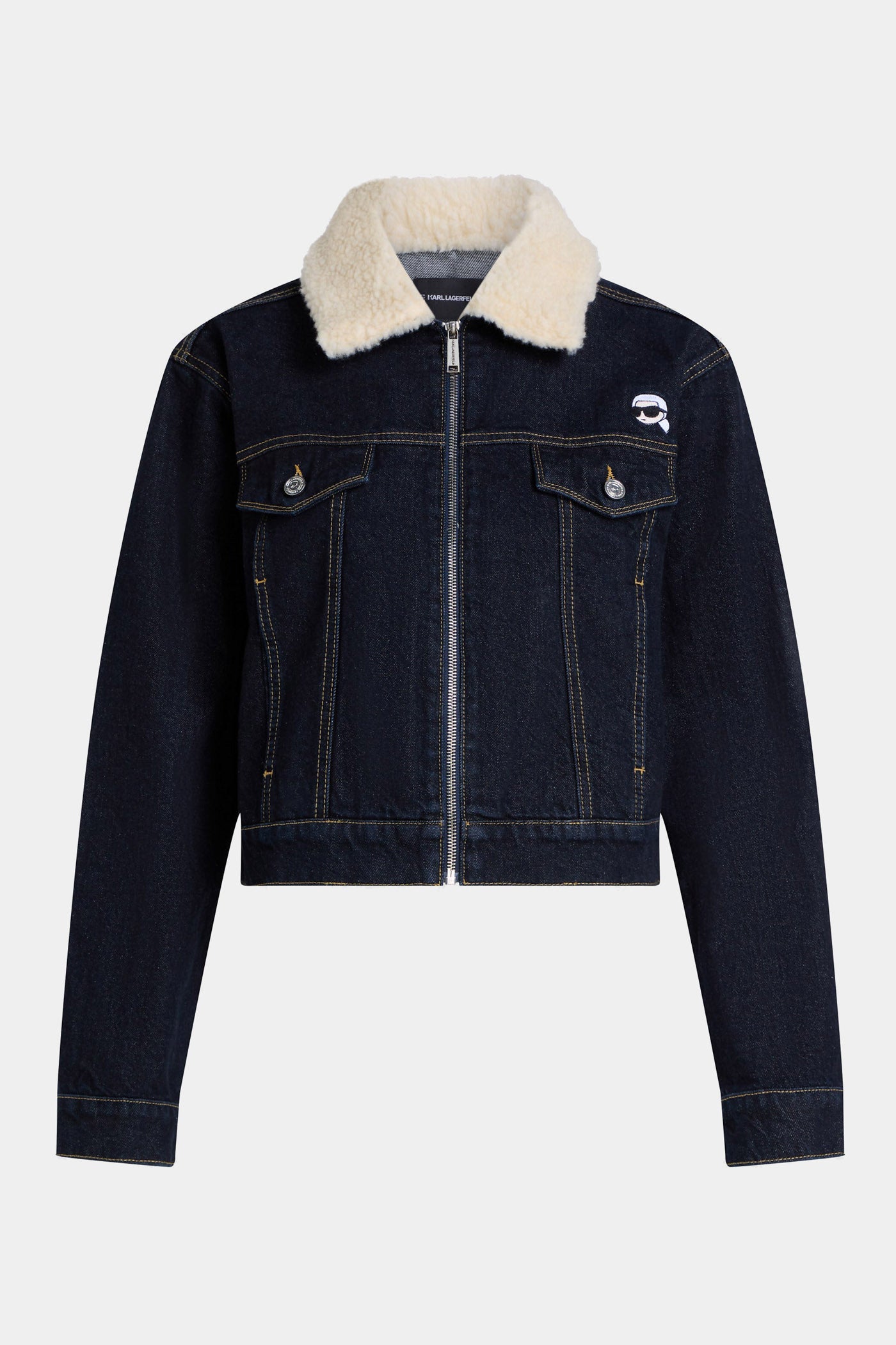 Jeansowa kurtka Ikon patch