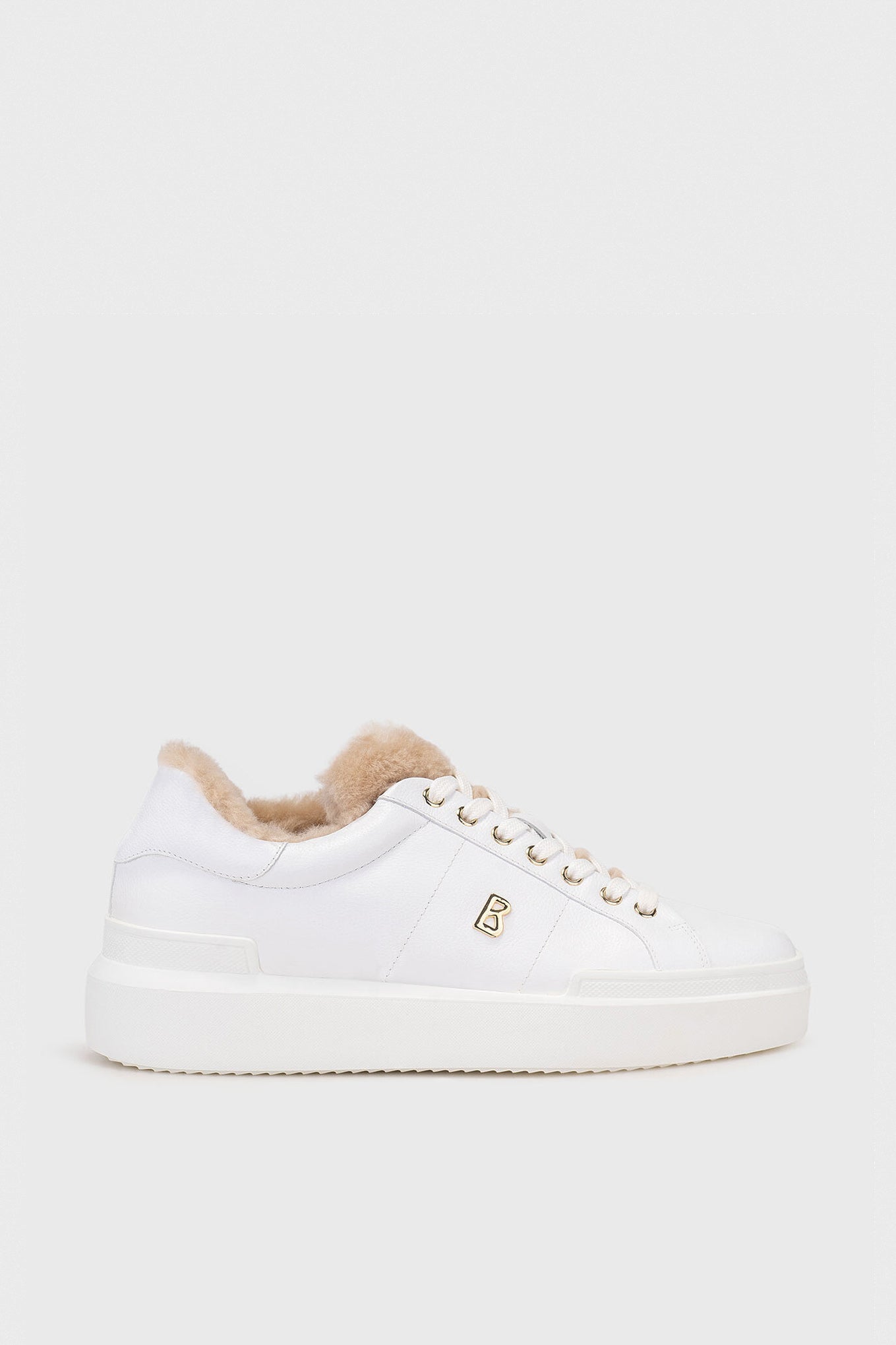 Białe zimowe sneakersy z futerkiem HOLLYWOOD 31