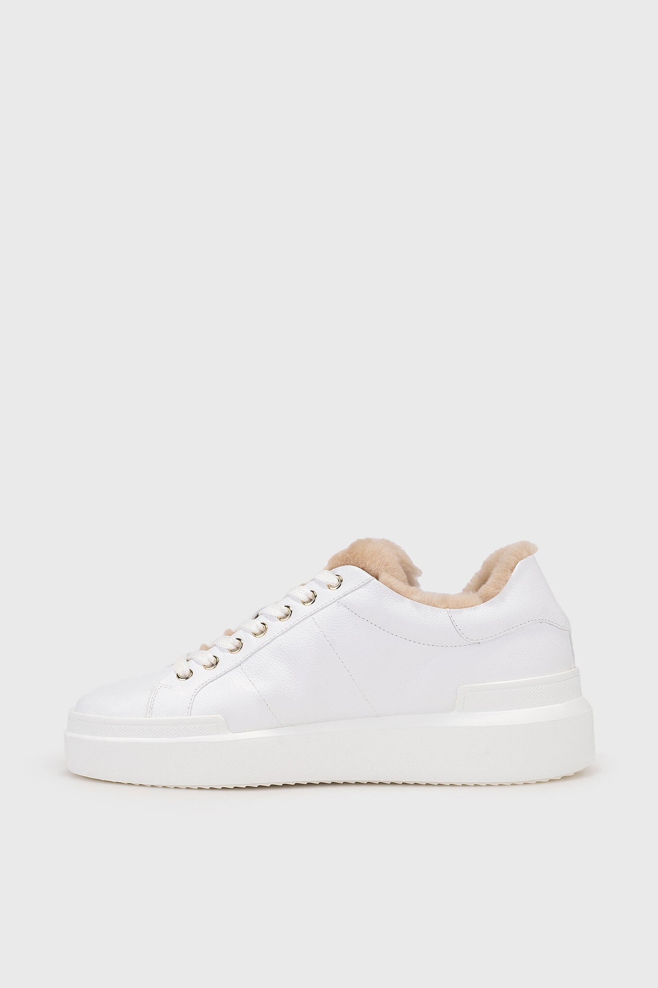 Białe zimowe sneakersy z futerkiem HOLLYWOOD 31