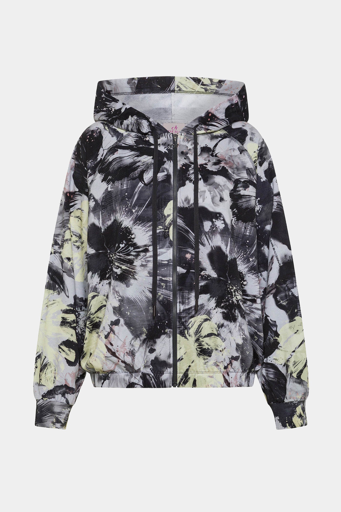 Bluza z kapturem w kwiaty