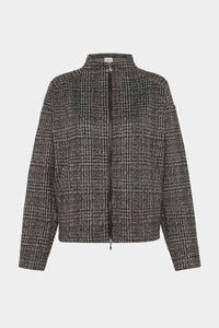 Bluza damska Check Jacquard Full-Zip Jacket