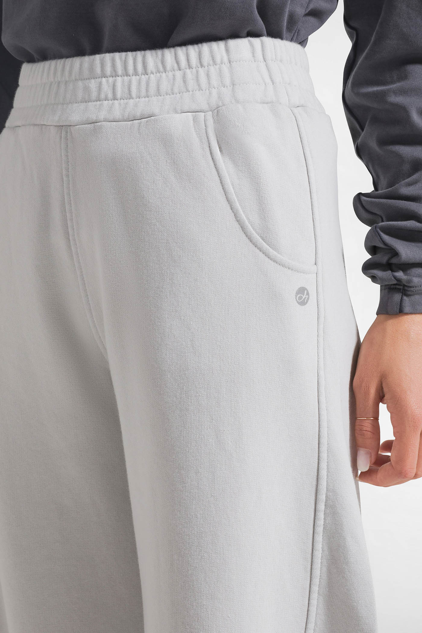 Gray cotton sweatpants