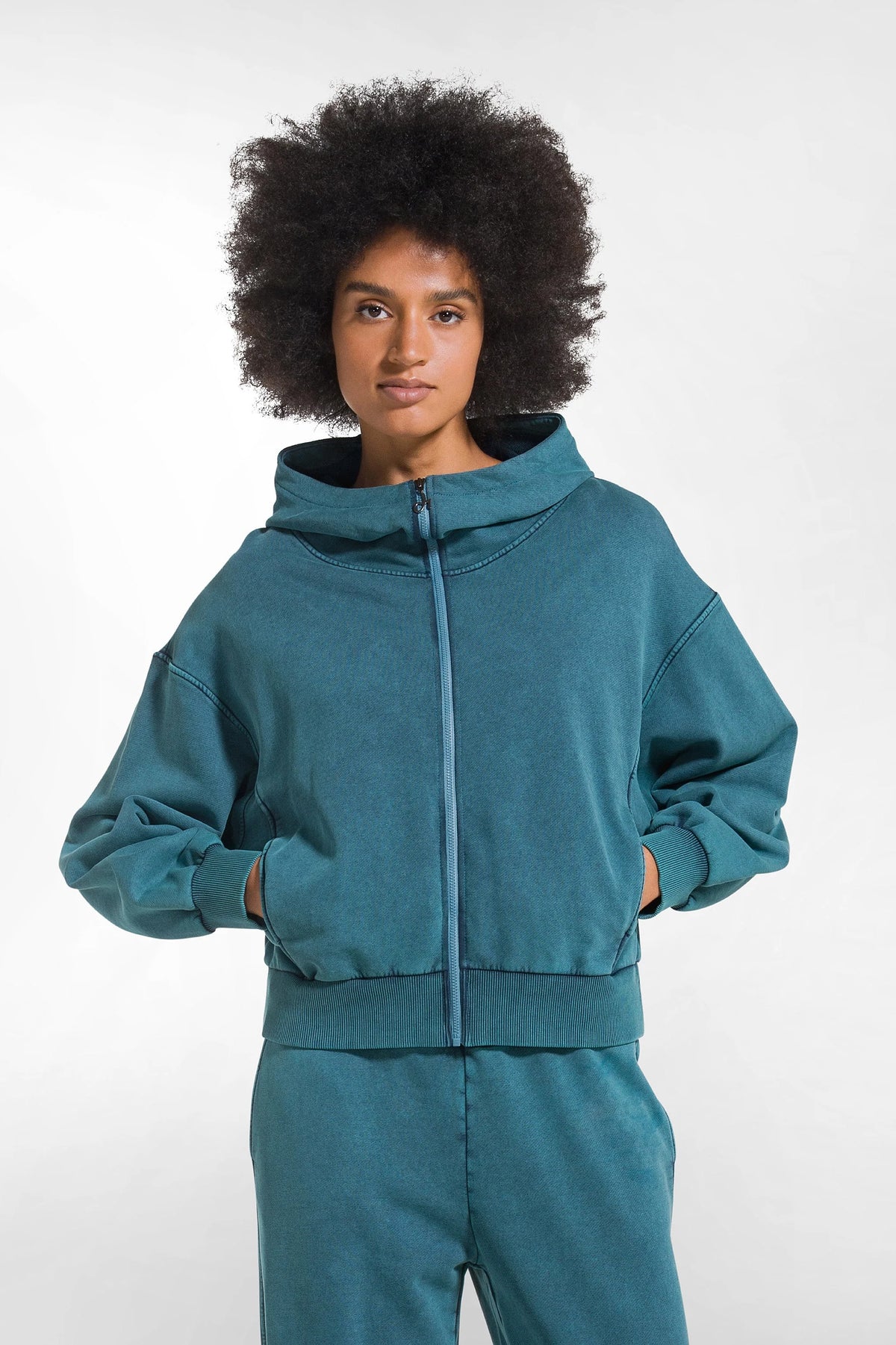 Niebieska bluza damska