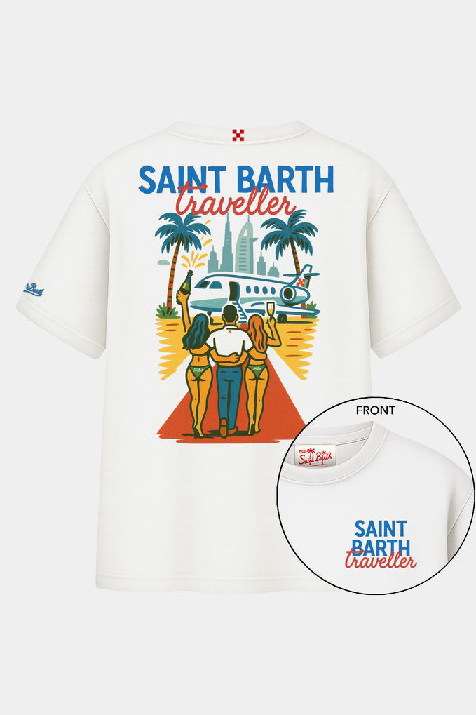T-shirt męski Delmar Sb Traveller Jet 01n