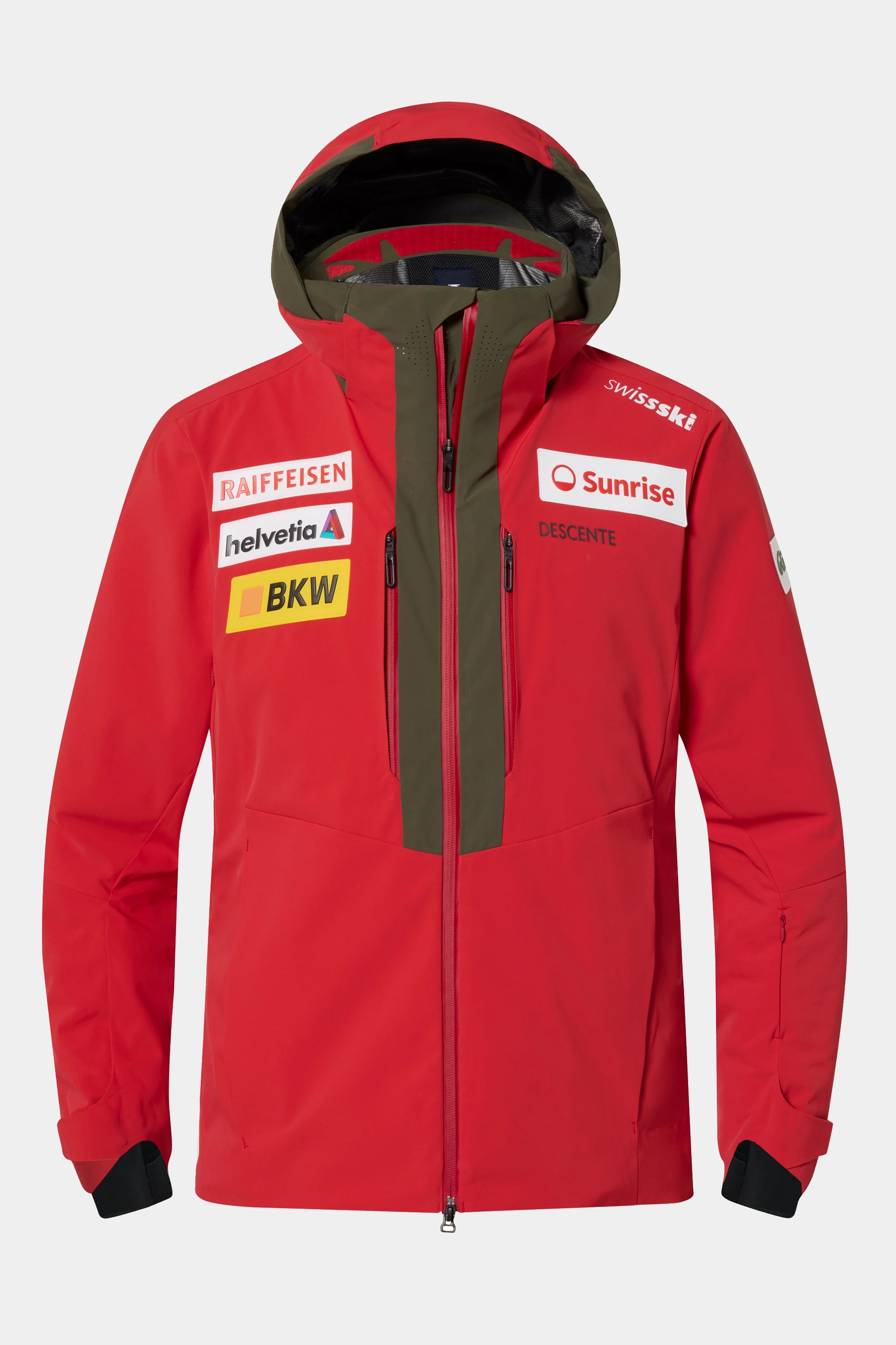 Czerwona kurtka narciarska SWISS JACKET