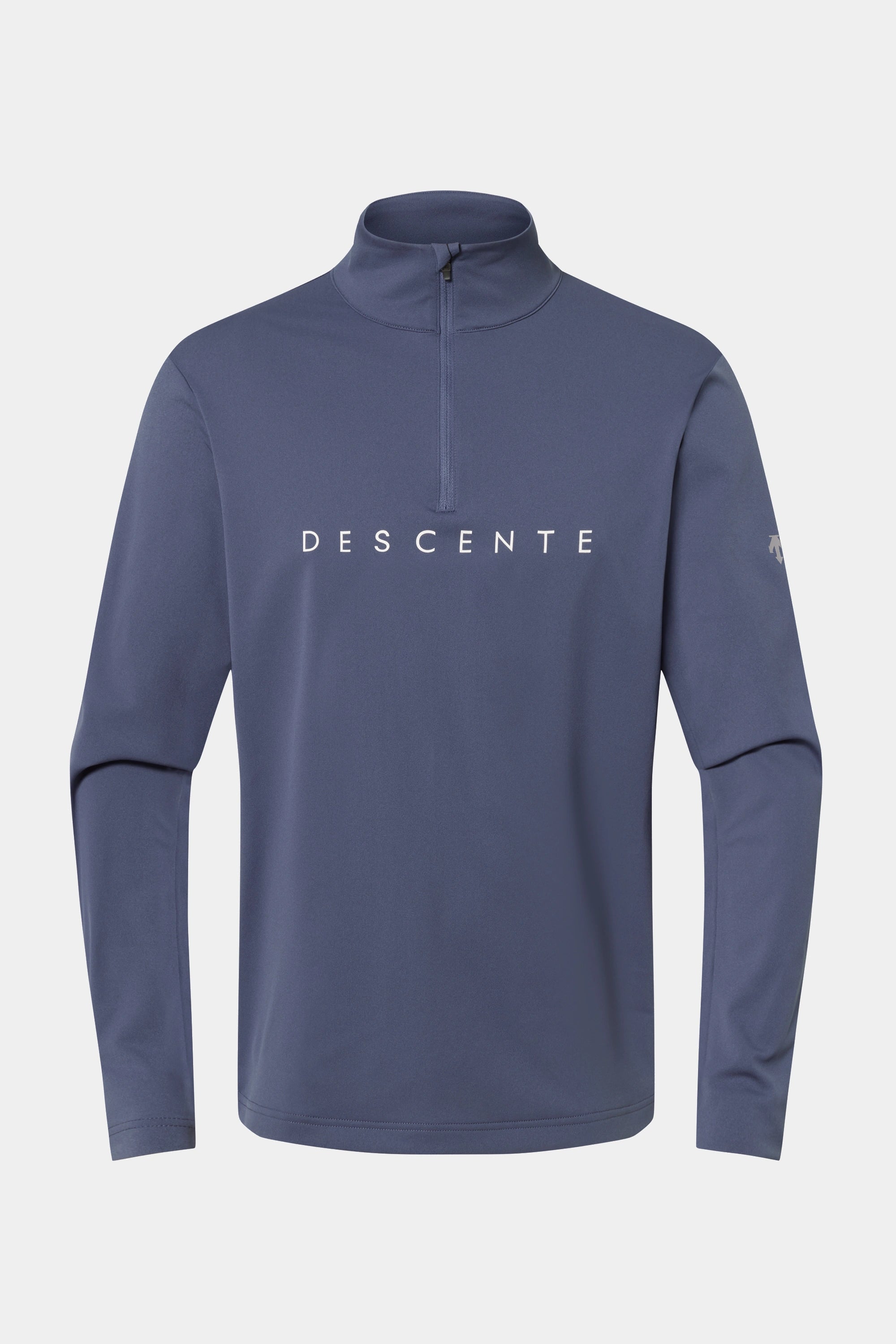 Niebieski golf narciarski CHEST LOGO T-NECK