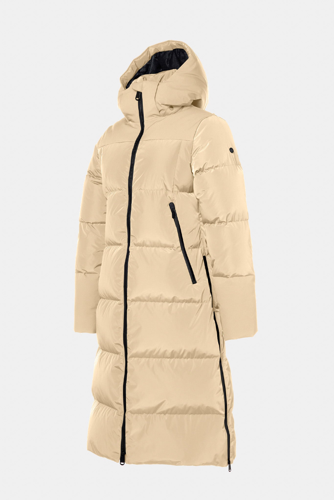 Karmelowy płaszcz damski SION jacket