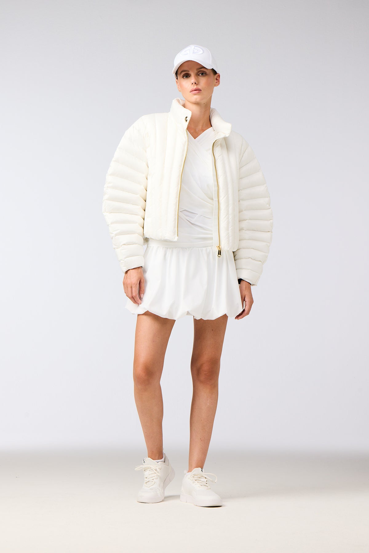 Biała kurtka puchowa AZZURRA jacket