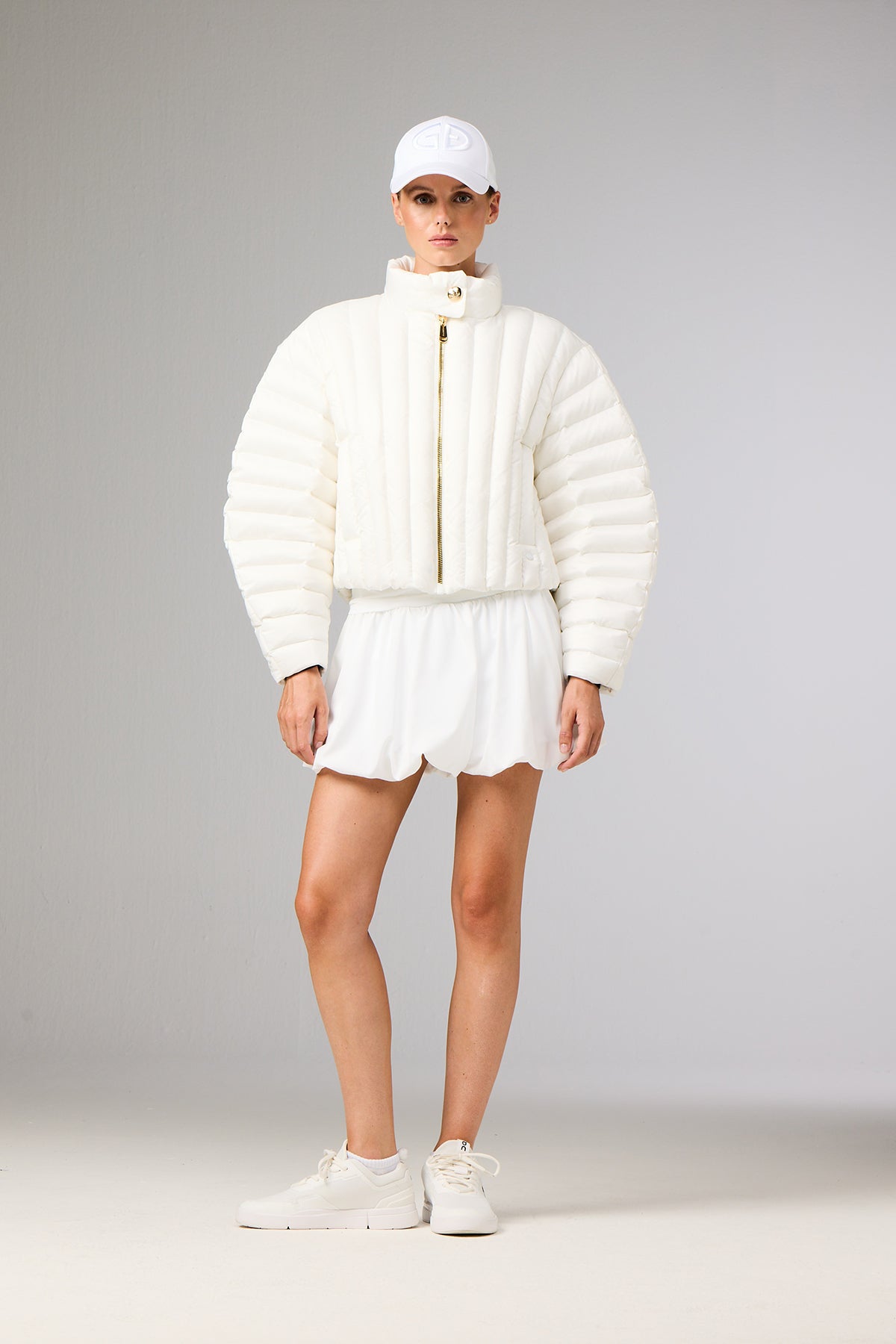 Biała kurtka puchowa AZZURRA jacket