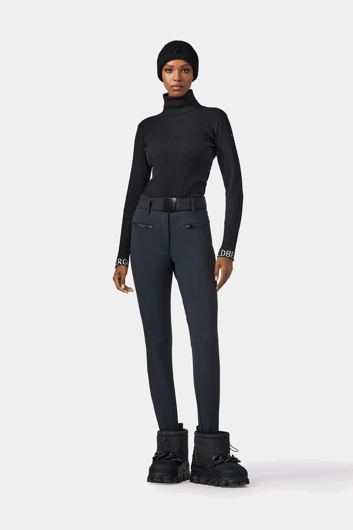 Czarne spodnie narciarskie PARIS ski pants