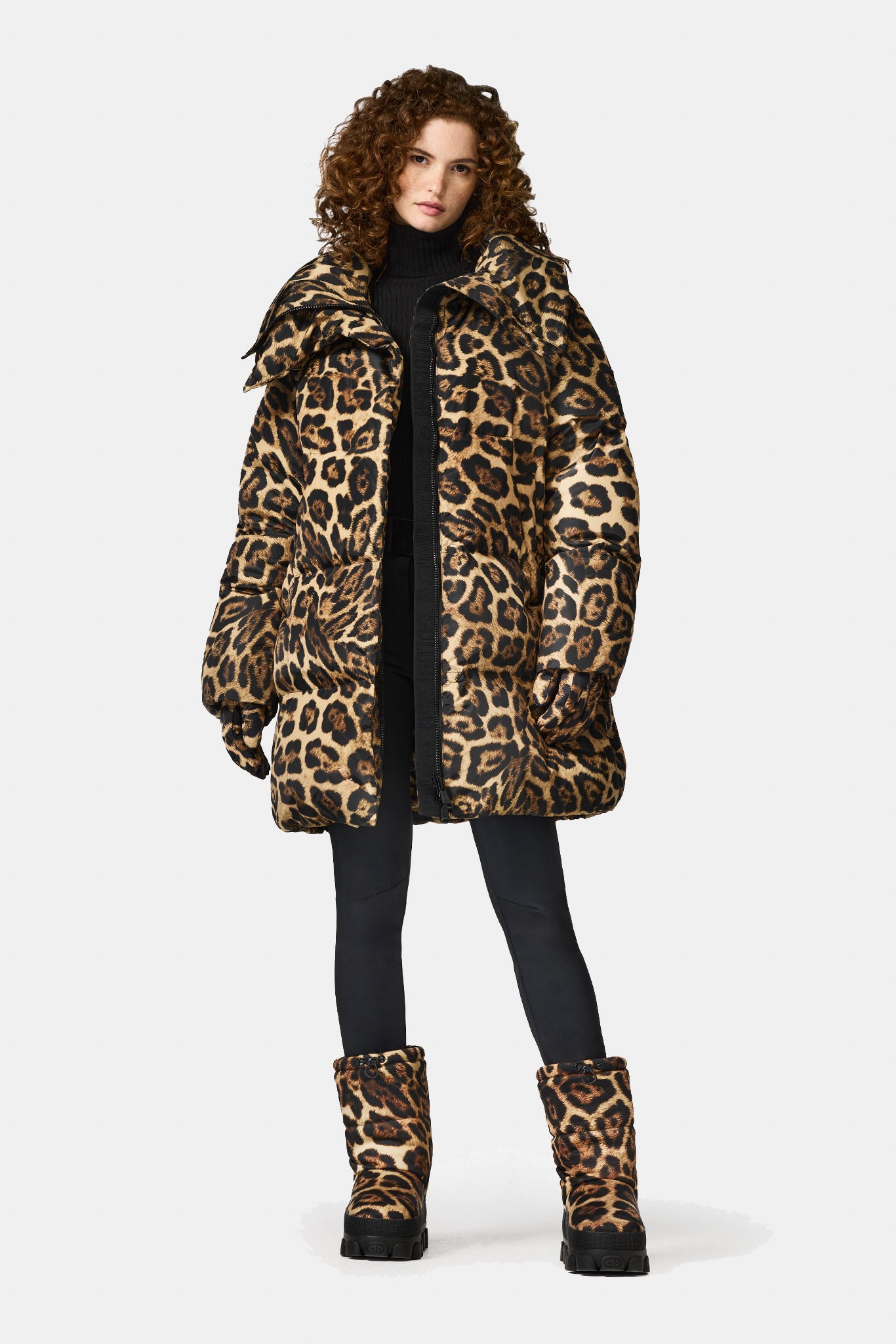 Płaszcz damski ZOSHA jacket w print zwierzęcy