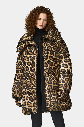 Płaszcz damski ZOSHA jacket w print zwierzęcy