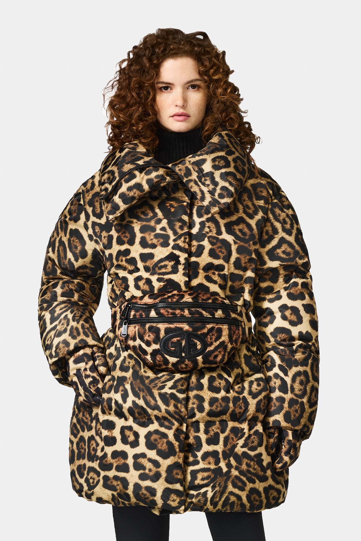 Płaszcz damski ZOSHA jacket w print zwierzęcy