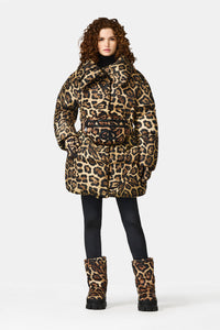 Płaszcz damski ZOSHA jacket w print zwierzęcy
