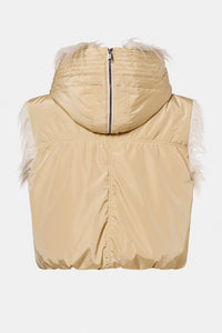 Karmelowa kamizelka damska YARA bodywarmer