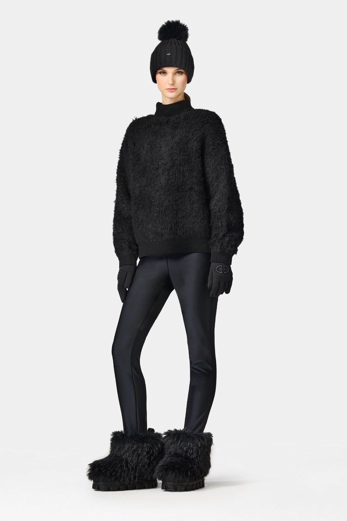 Czarne spodnie narciarskie SANDY ski pants