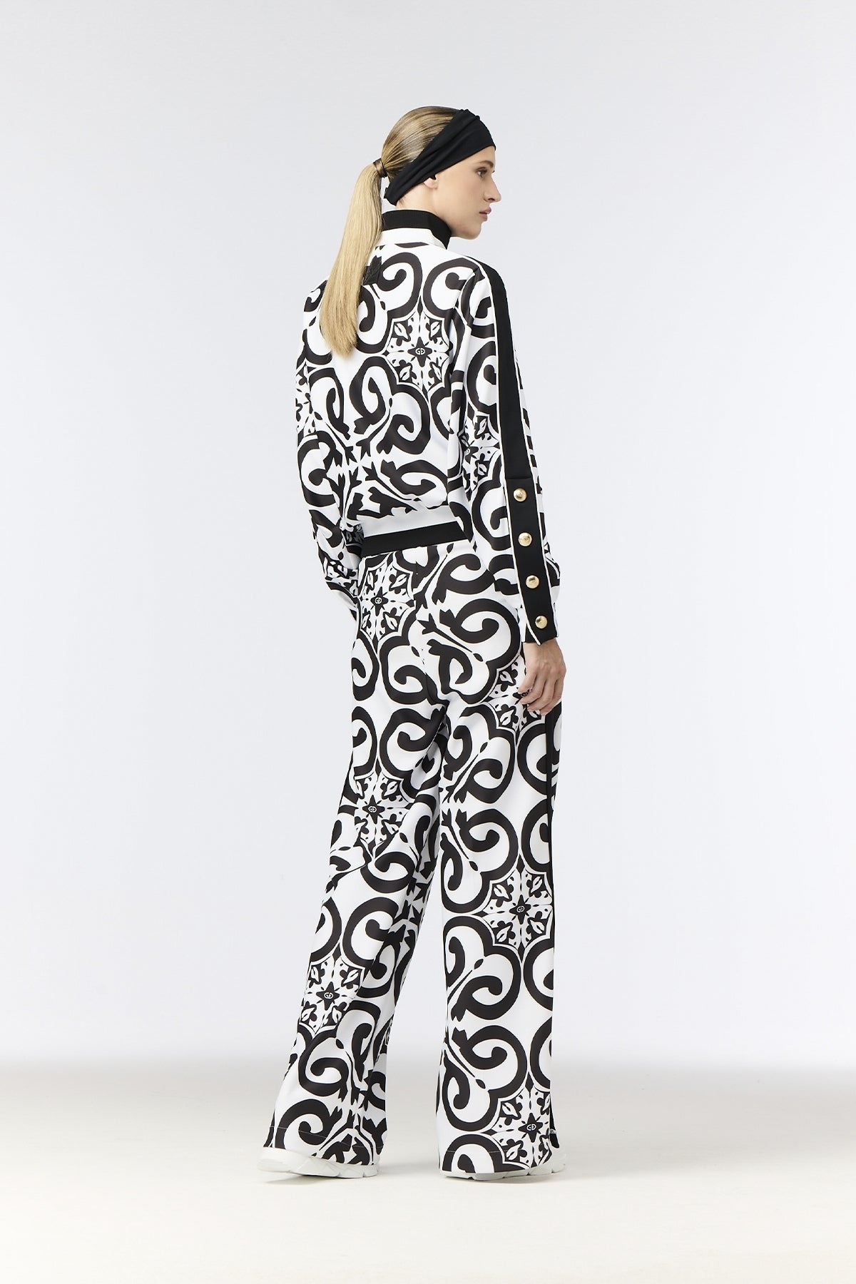 Czarna opaska COVE headband