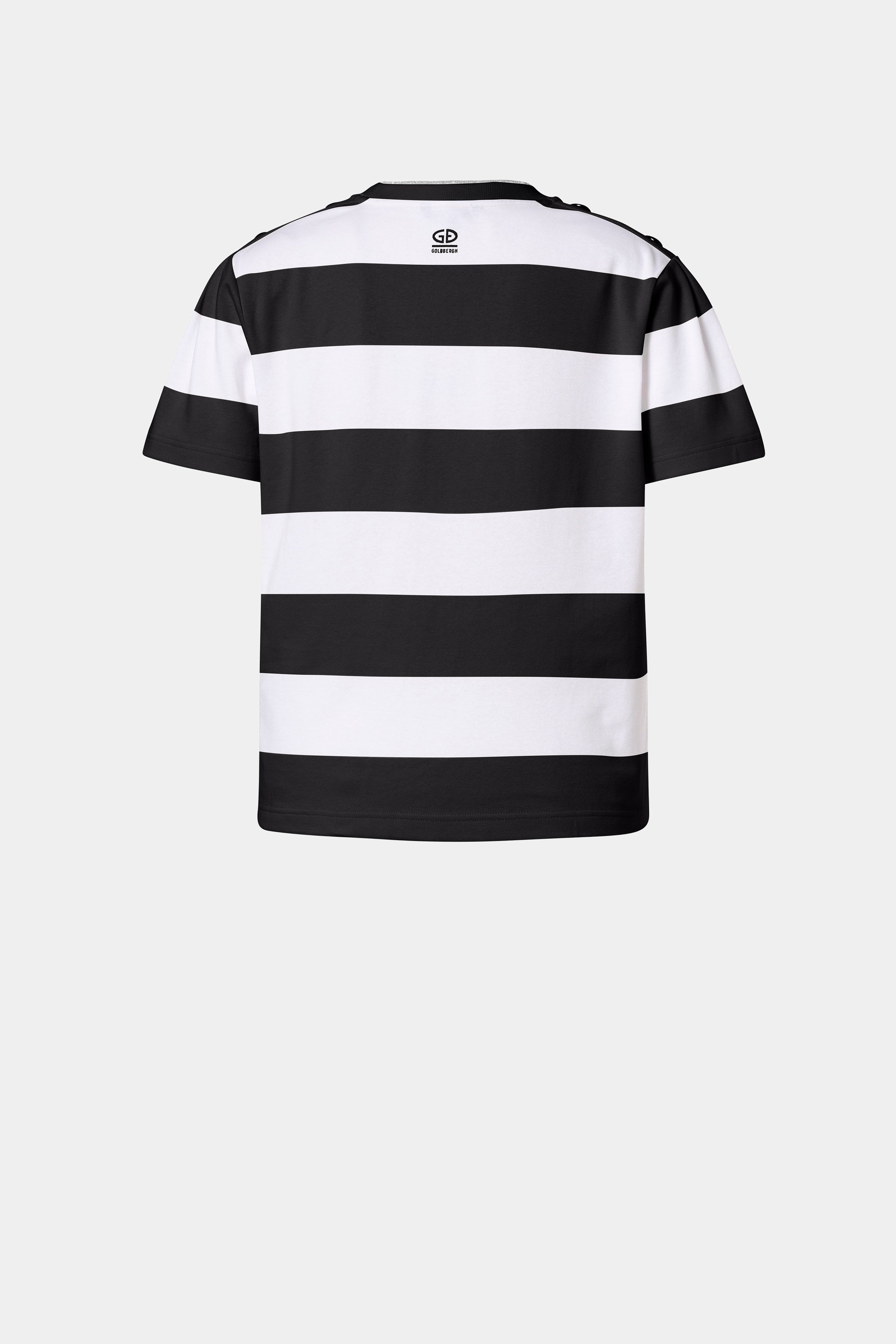 Czarny T-shirt LIDO short sleeve top