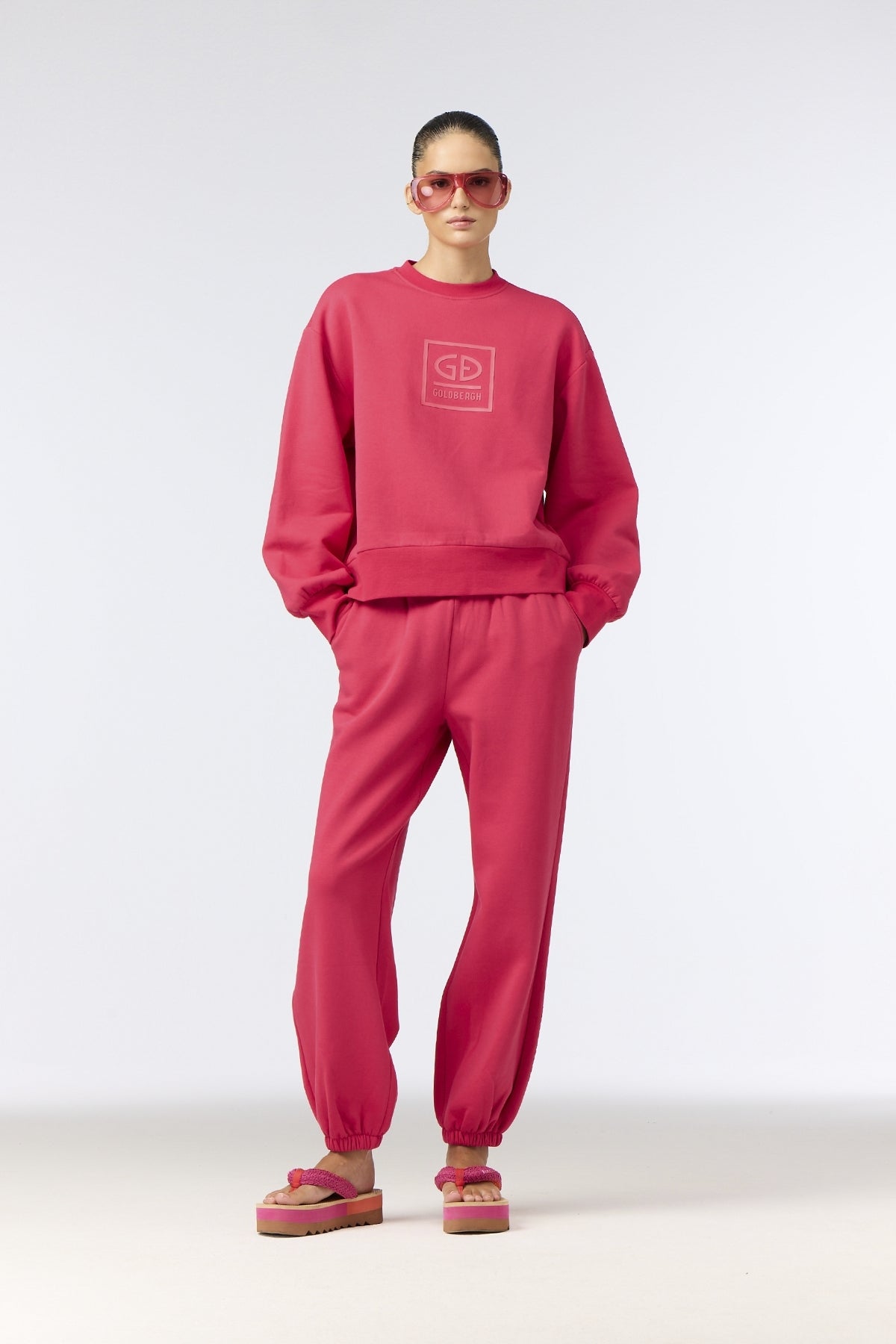 Różowa bluza RELAX sweater