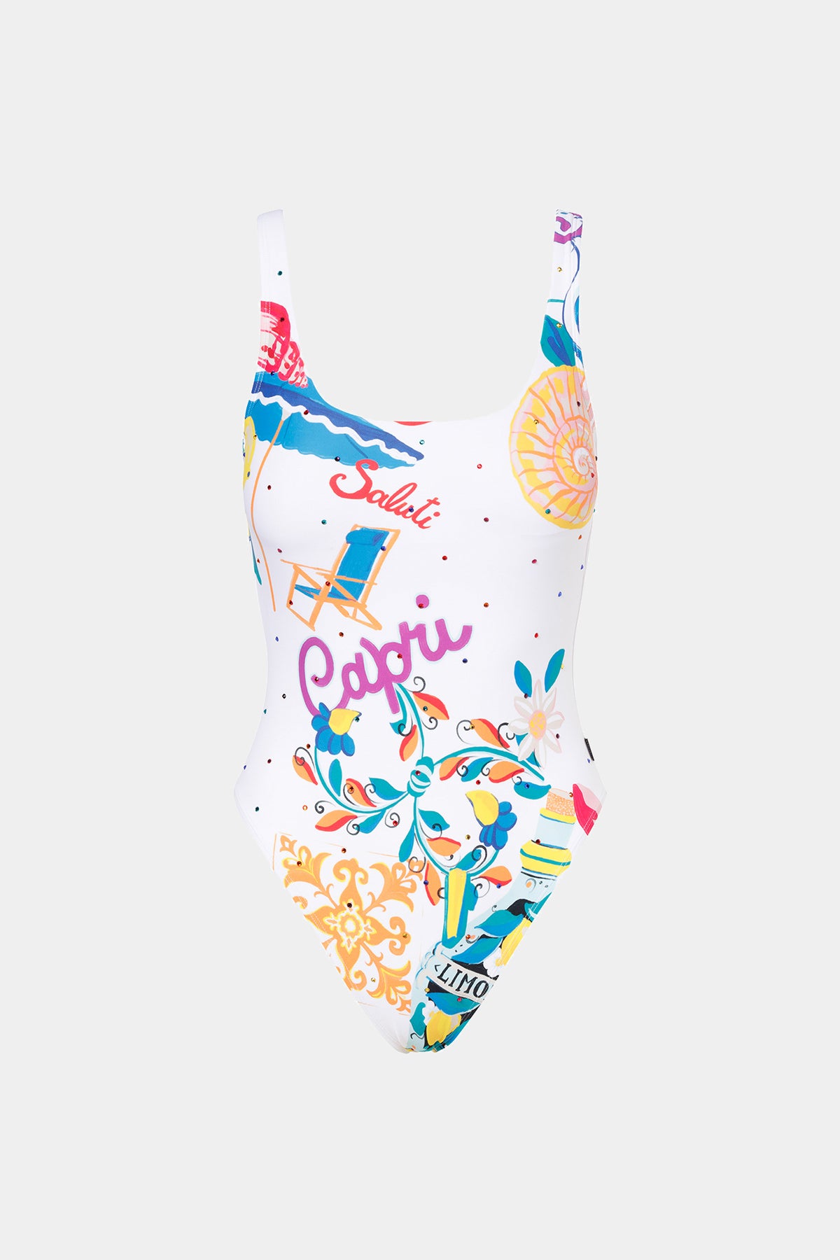 Niebieski strój kąpielowy CAPRICIA bathing suit