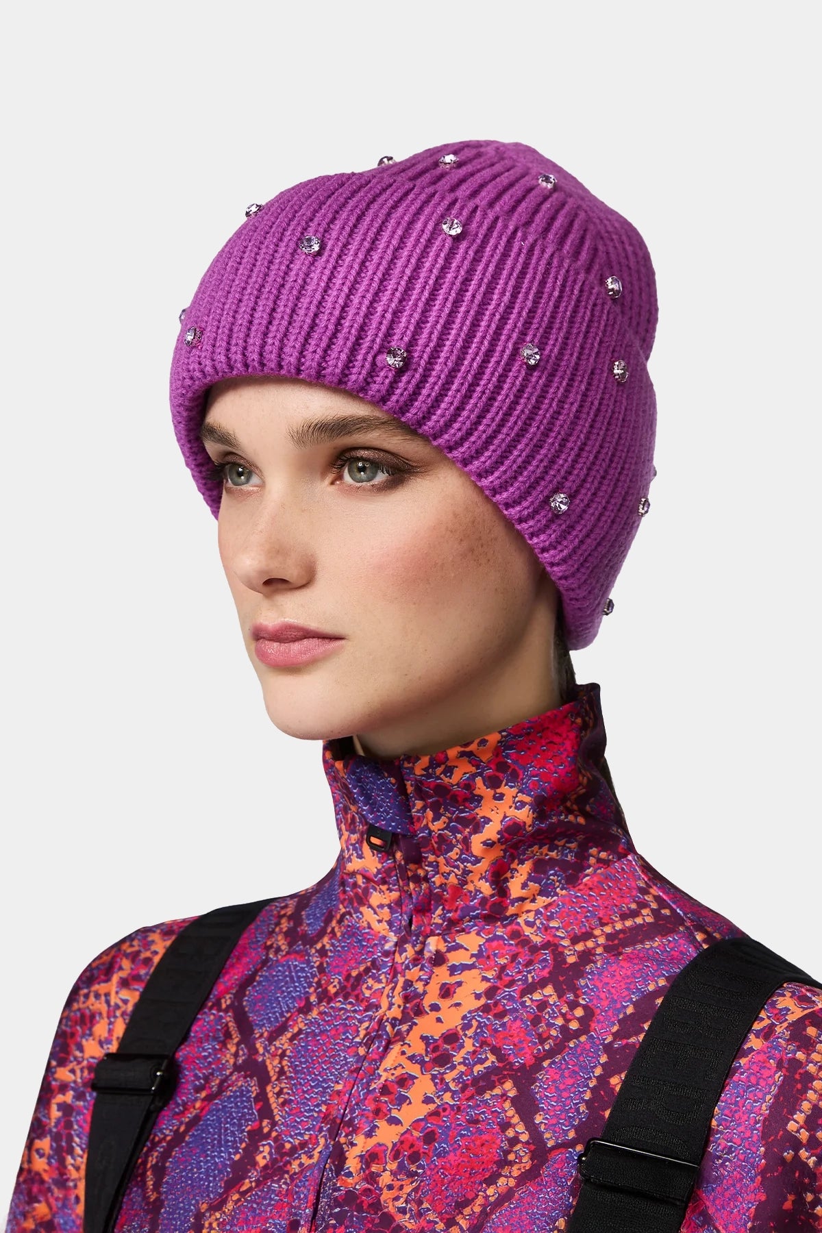 Fioletowa czapka damska DREAM beanie