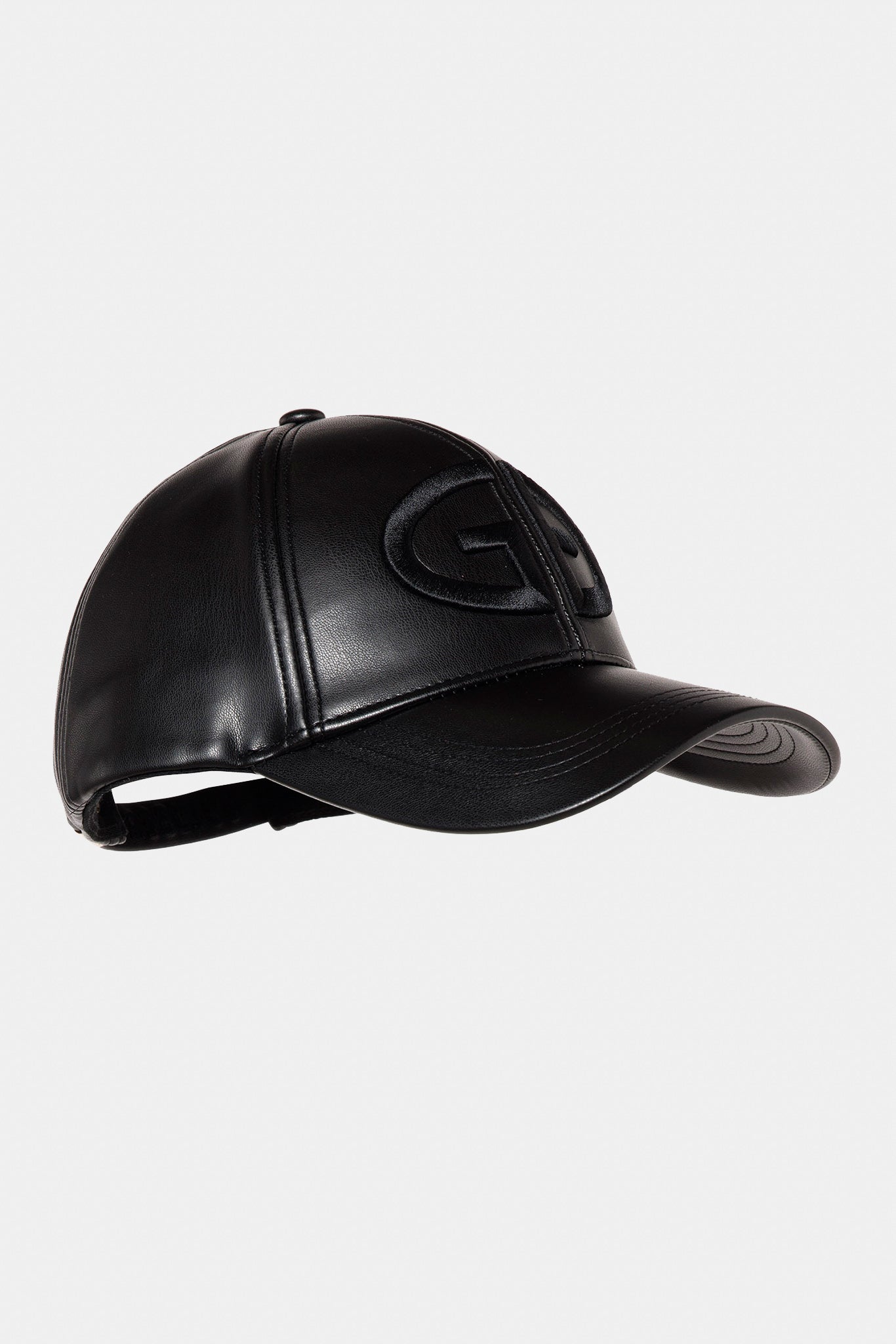 Czarna czapka z daszkiem PAOLA baseball cap