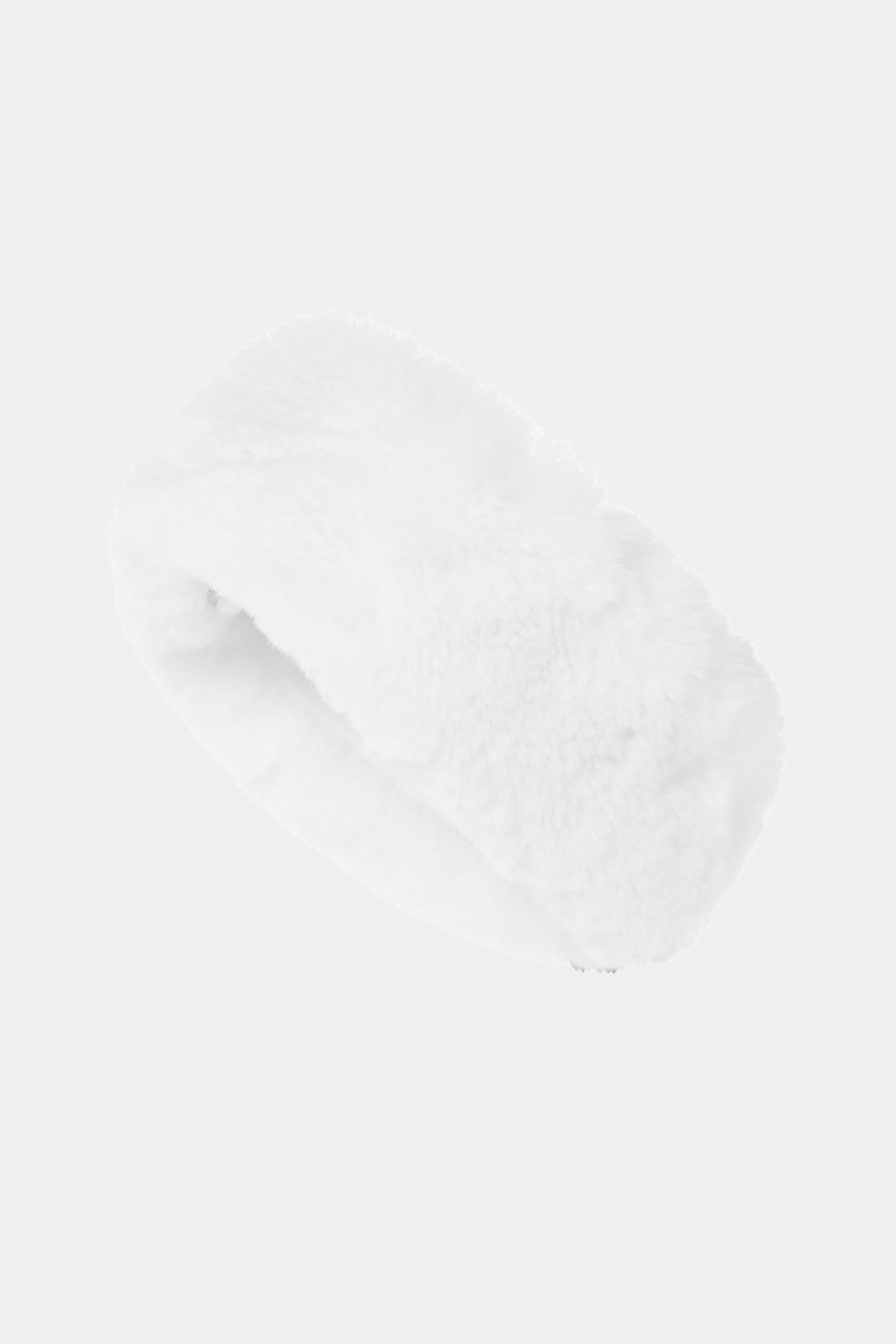 Biała opaska damska FROID fluffy headband