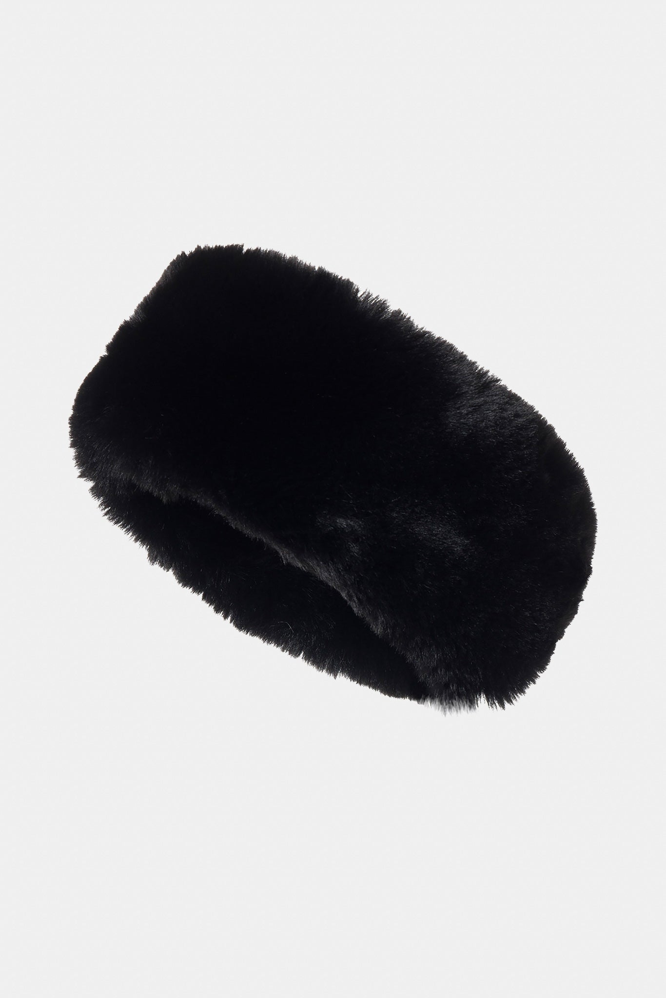 Czarna opaska damska FROID fluffy headband