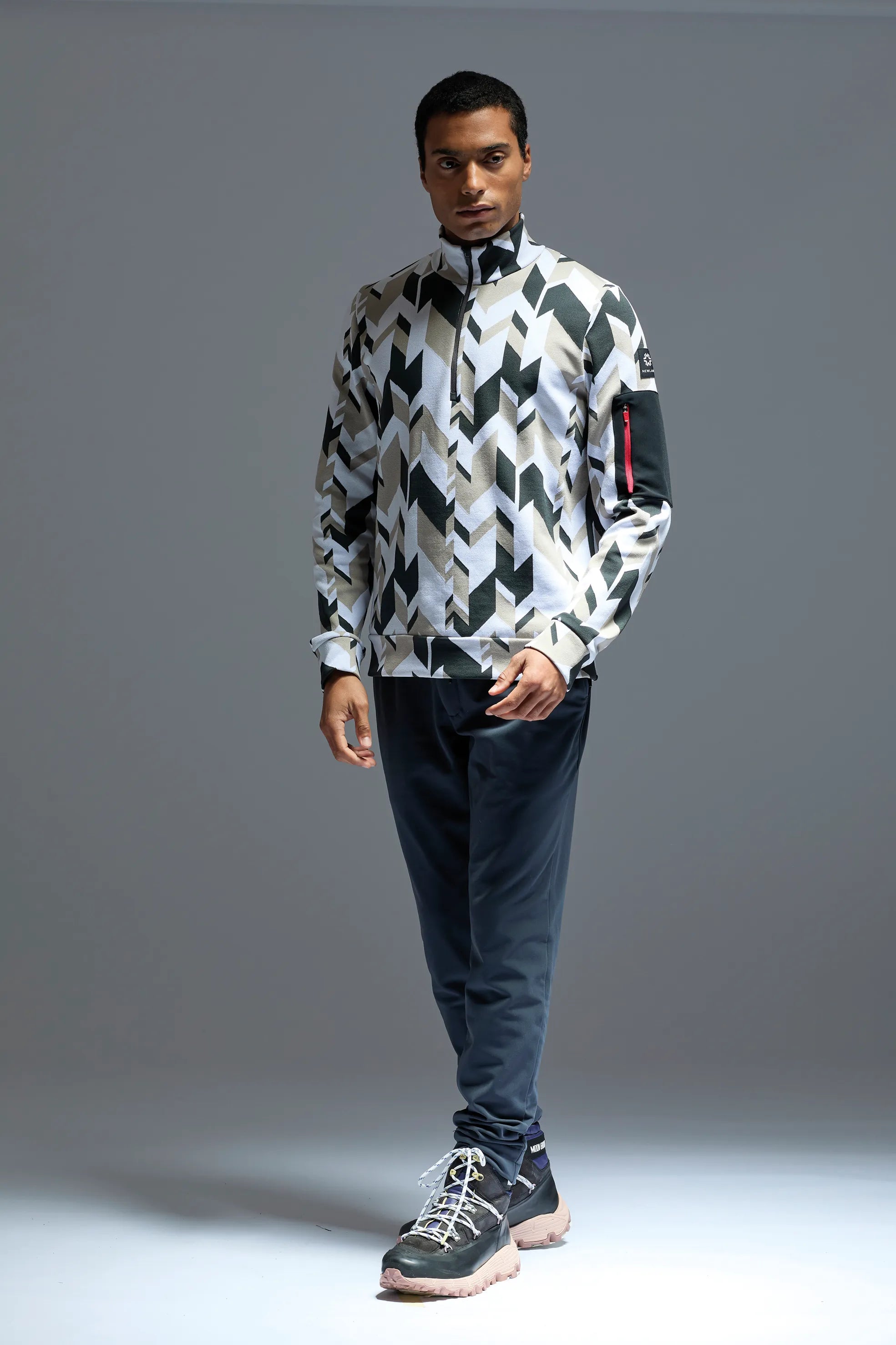 Męski golf 1/2 zip Altenberg