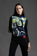 Women's Half Zip Athena Turtleneck