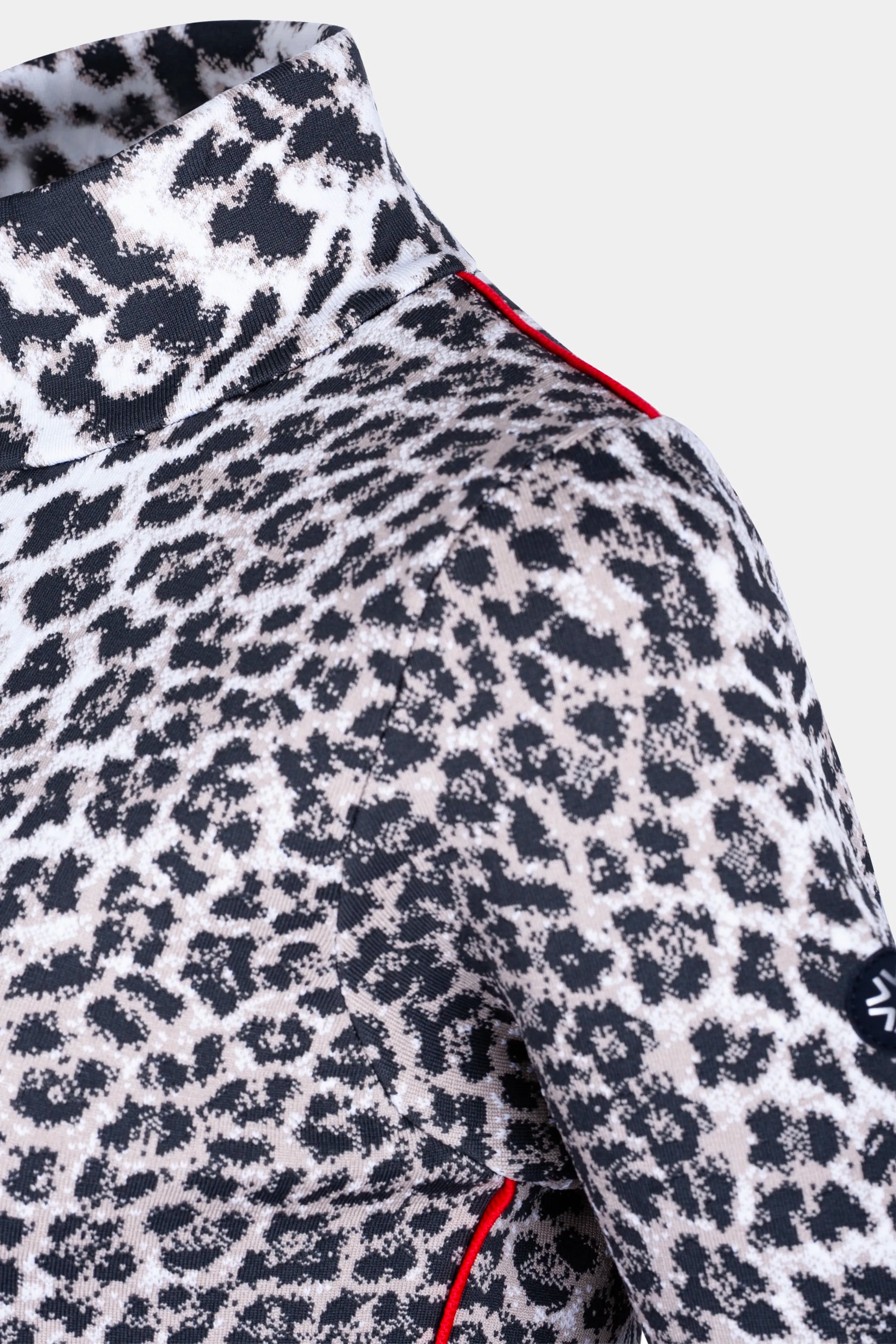 Damski golf 1/2 zip Girdwood w zwierzęcy print