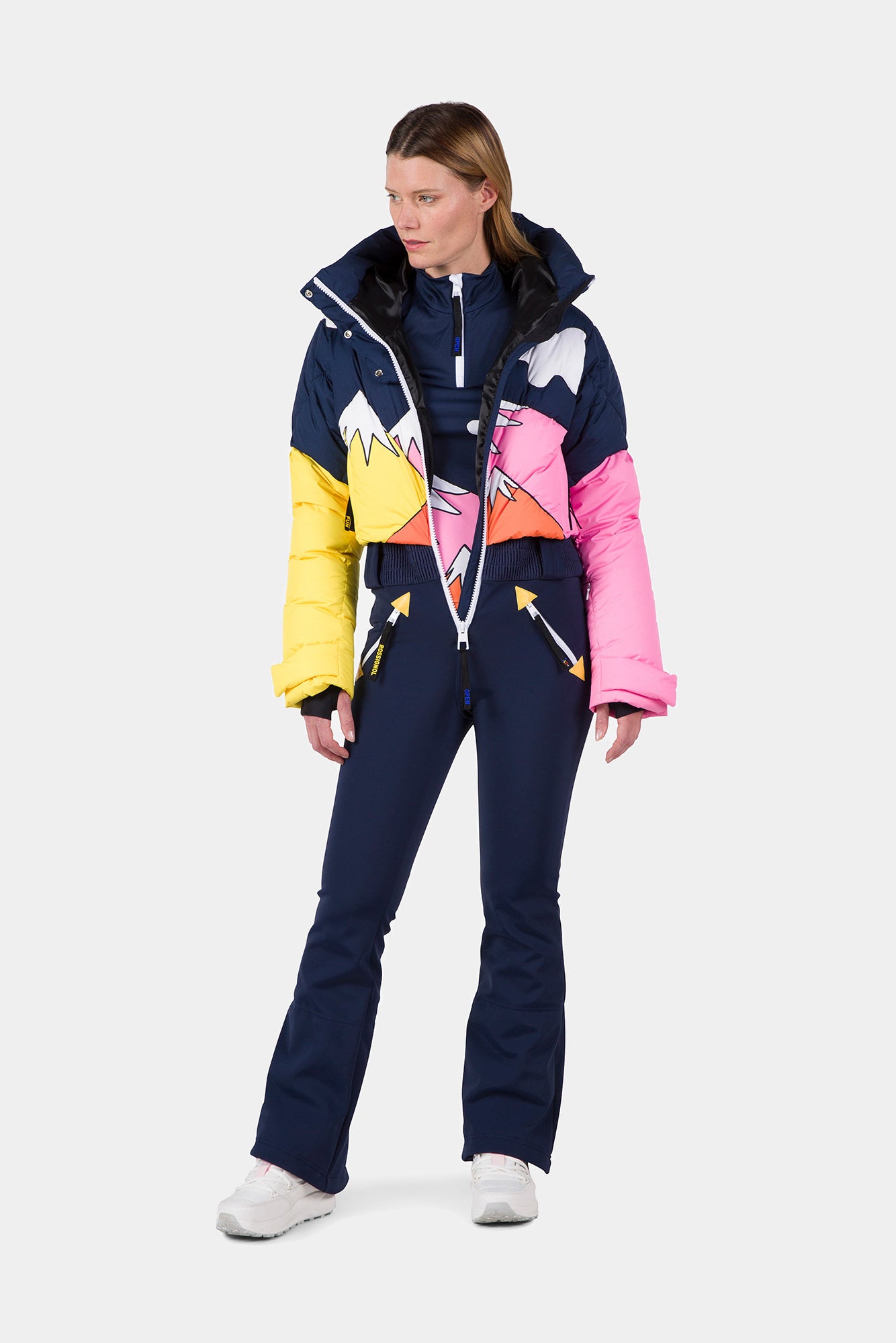 Koszulka damska W Booster 1/2 Zip Top