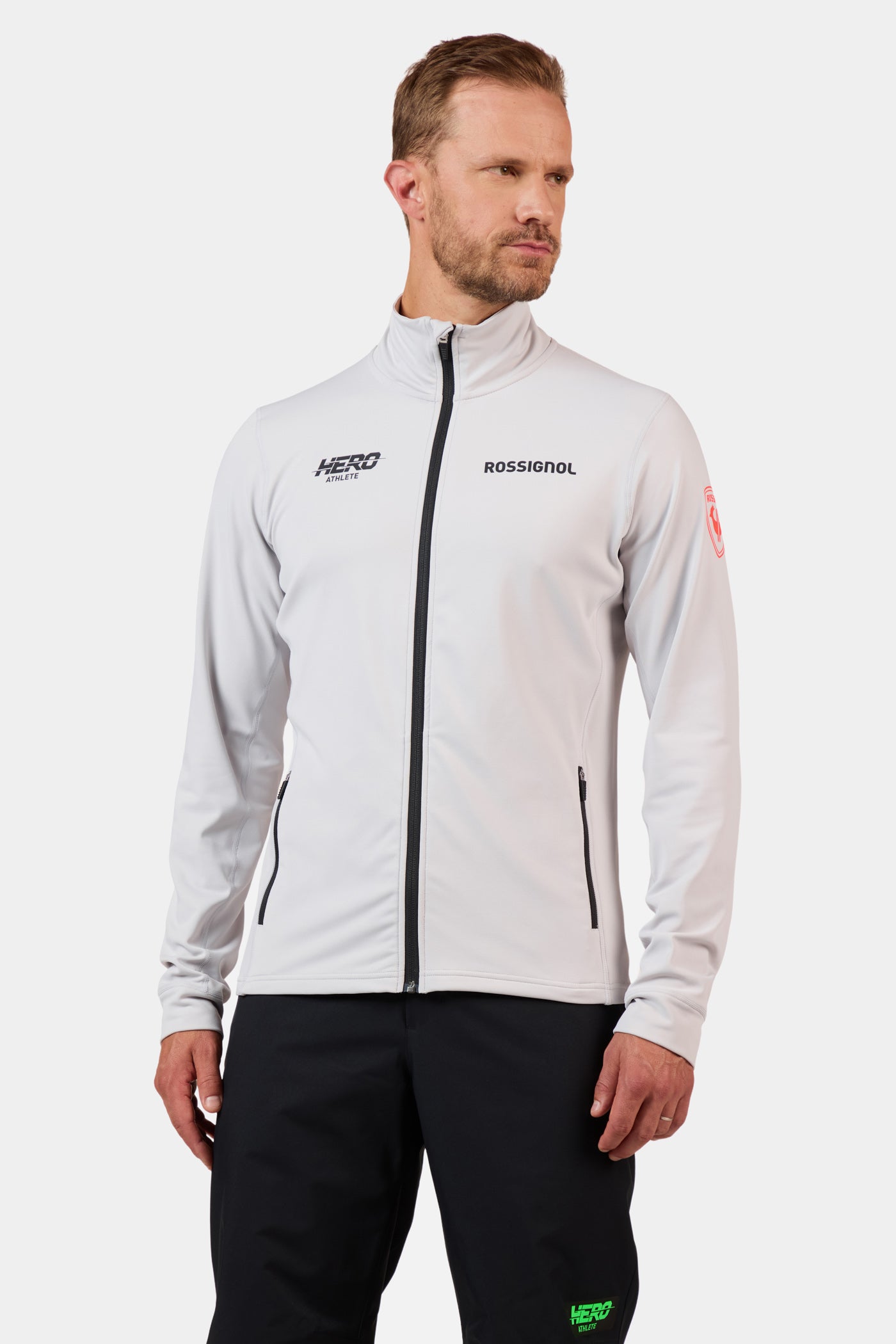 Szara bluza na zamek Hero mid layer stretch